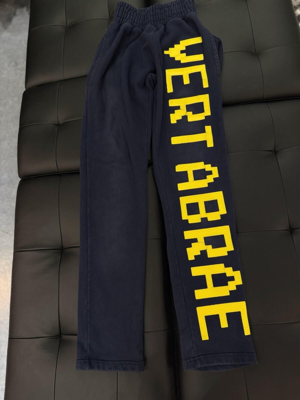 Vertabrae Vertabrae Navy Blue Yellow Sweatpants Adult Size Small Size US 30 / EU 46 - 5 Thumbnail