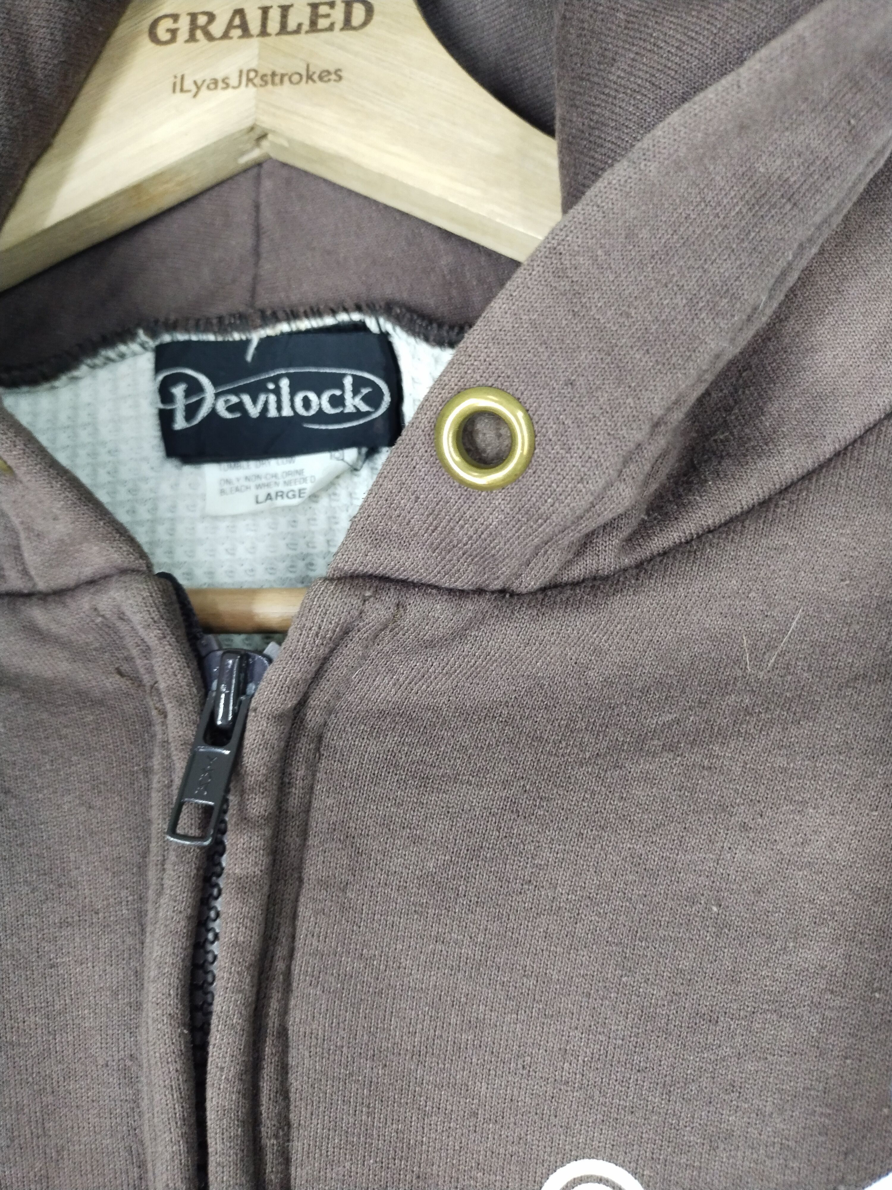 Camber Vintage Camber x Devilock Spellout Logo Faded Hoodie Size US L / EU 52-54 / 3 - 10 Thumbnail