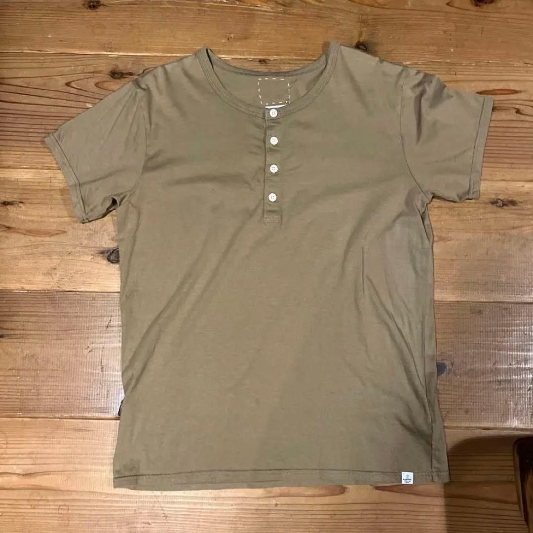 Visvim Henley Tee Shirt Size US S / EU 44-46 / 1 - 1 Thumbnail