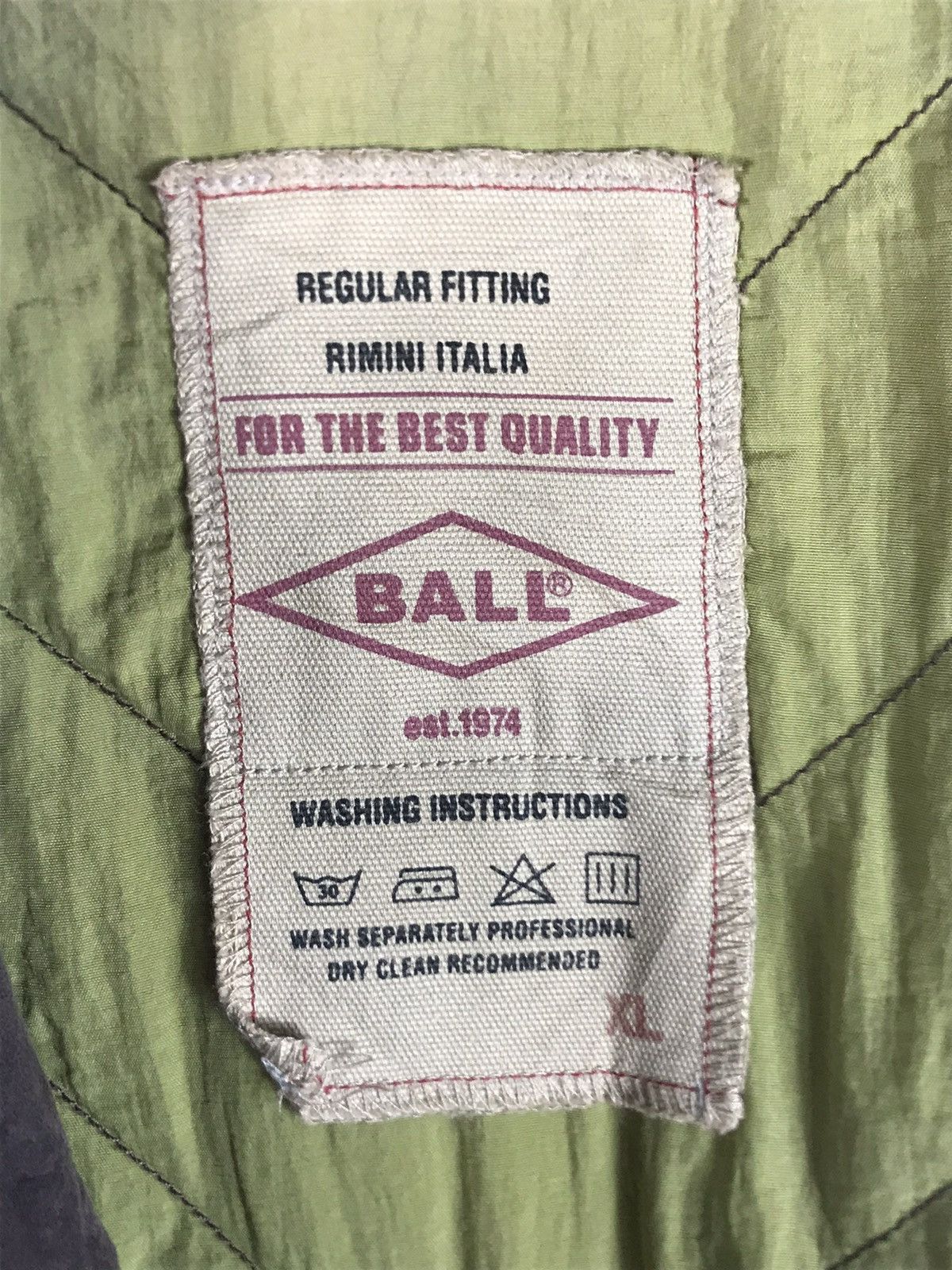 Japanese Brand ⚡️Vintage Ball Bikers Zipper Jacket Size US XL / EU 56 / 4 - 9 Thumbnail