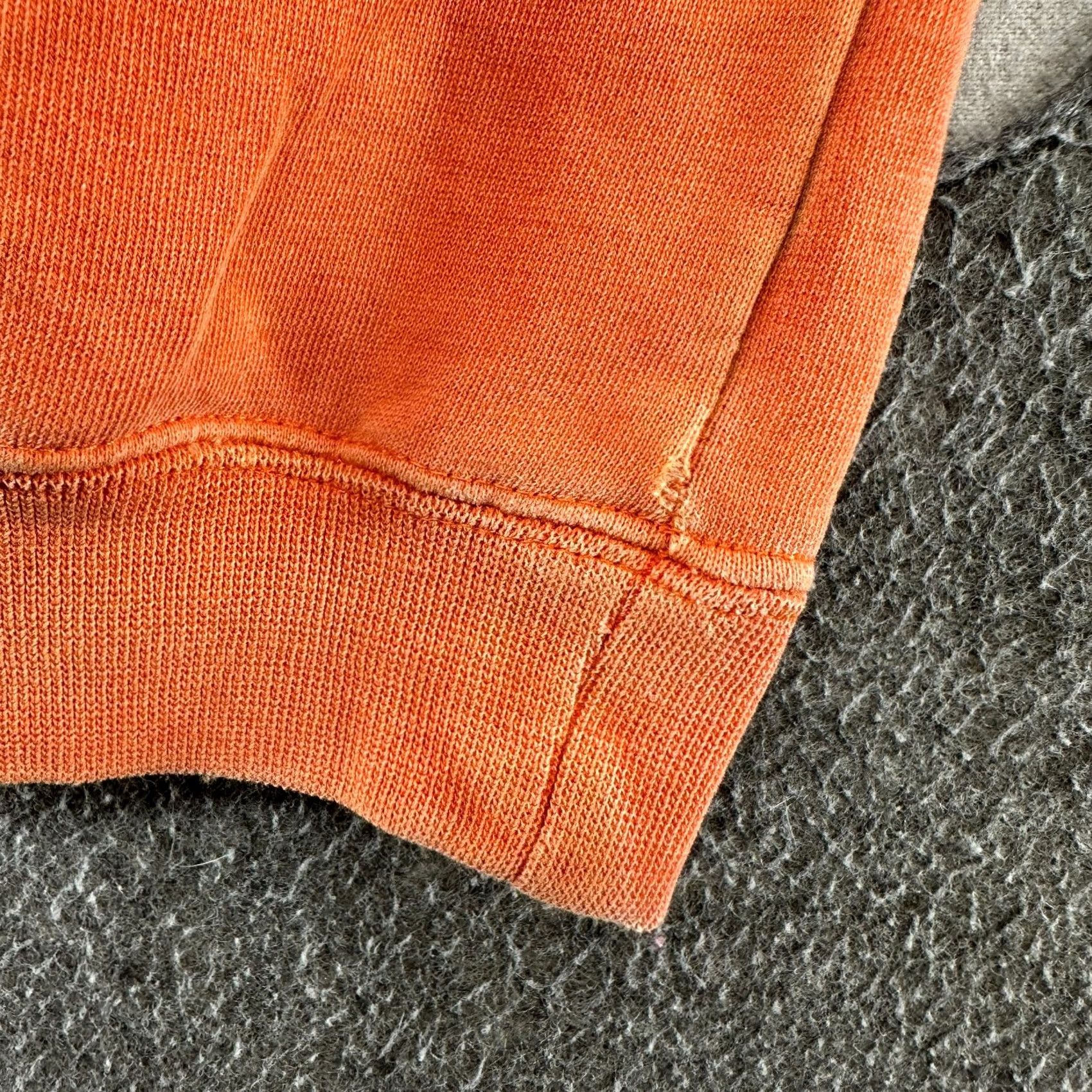 Hurley VINTAGE Hurley Hoodie Womens Small Orange Pullover Fleece Cotton Surf Skate Y2K Col-Orange Logo Embroidered Pockets Hooded Crew Neck Drawstring Size S / US 4 / IT 40 - 5 Thumbnail