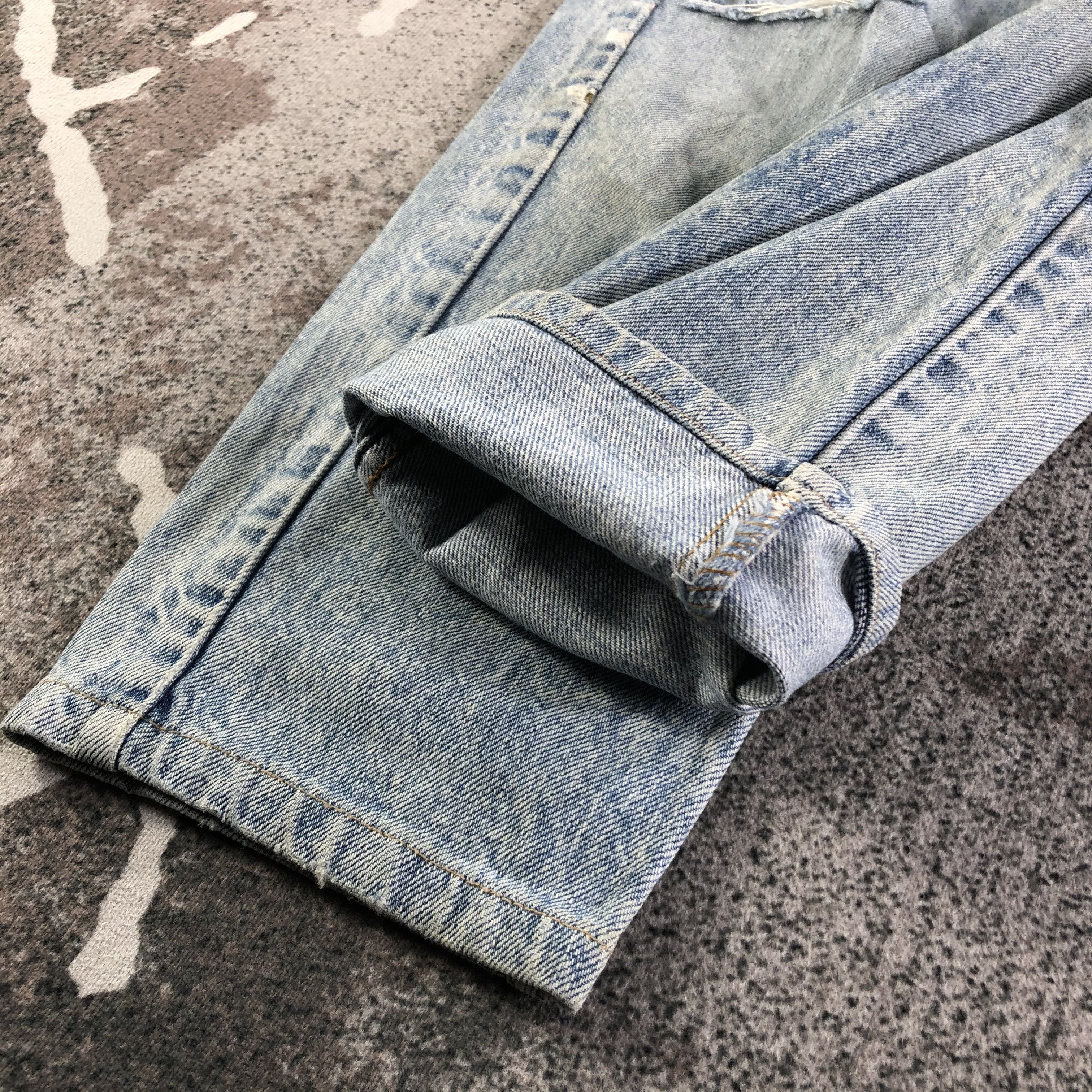 Levi's Vintage Levis 603 Jeans Distress Faded Blue Denim KJ2954 Size US 26 / EU 42 - 5 Thumbnail