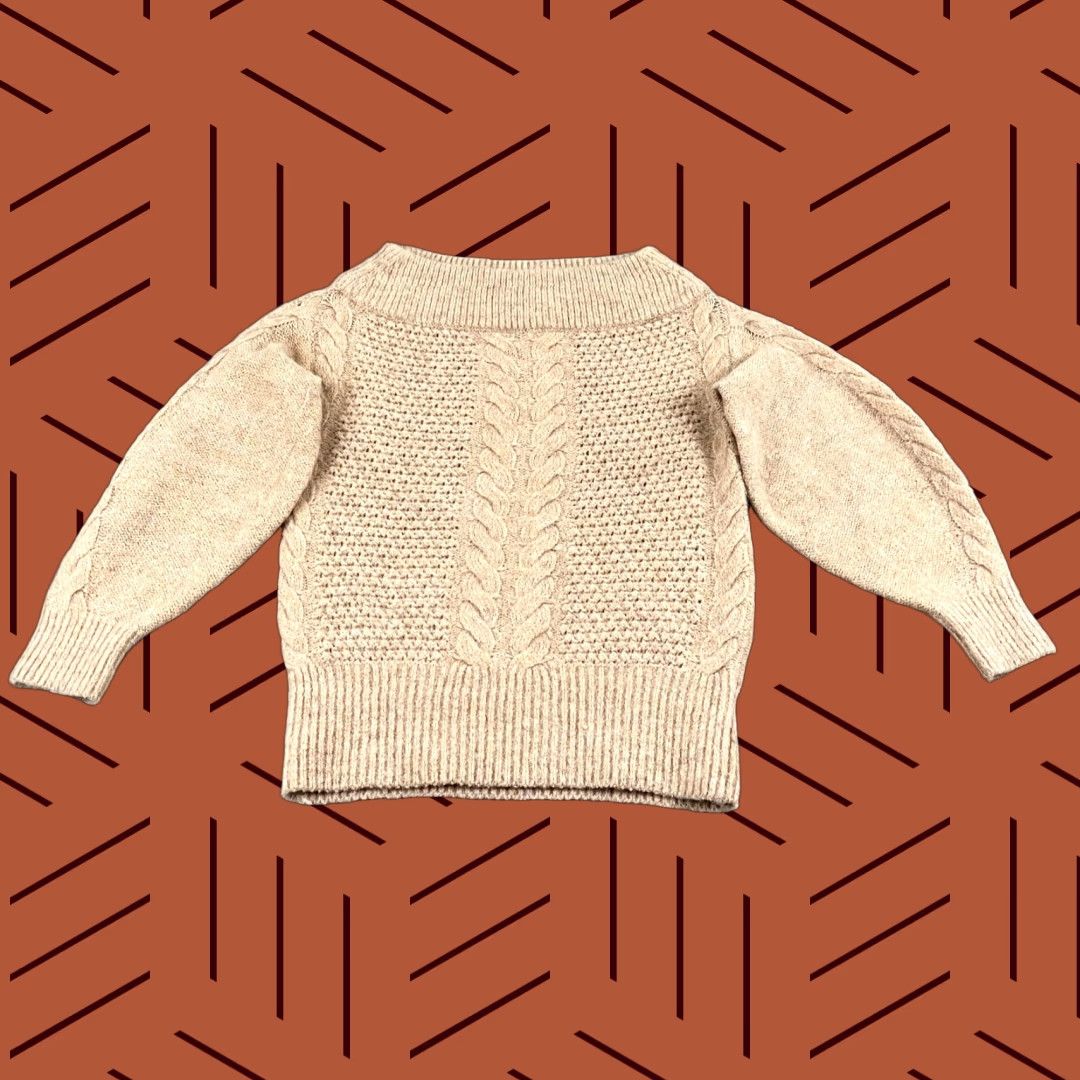Pinko SLEEPING ON SNOW Sweater Womens XS Salmon Pink Orange Wool Alpaca Off Shoulder Pullover Knit Boat Neck 3/4 Sleeve Casual Womens Size XS / US 0-2 / IT 36-38 - 1 Thumbnail