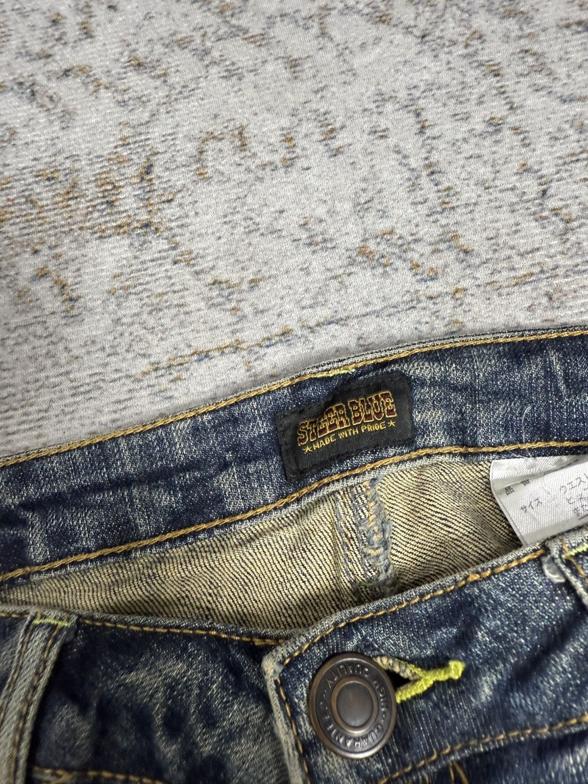 Tornado Mart Steer blue y2k ifsix style denim pants Size US 32 / EU 48 - 7 Thumbnail