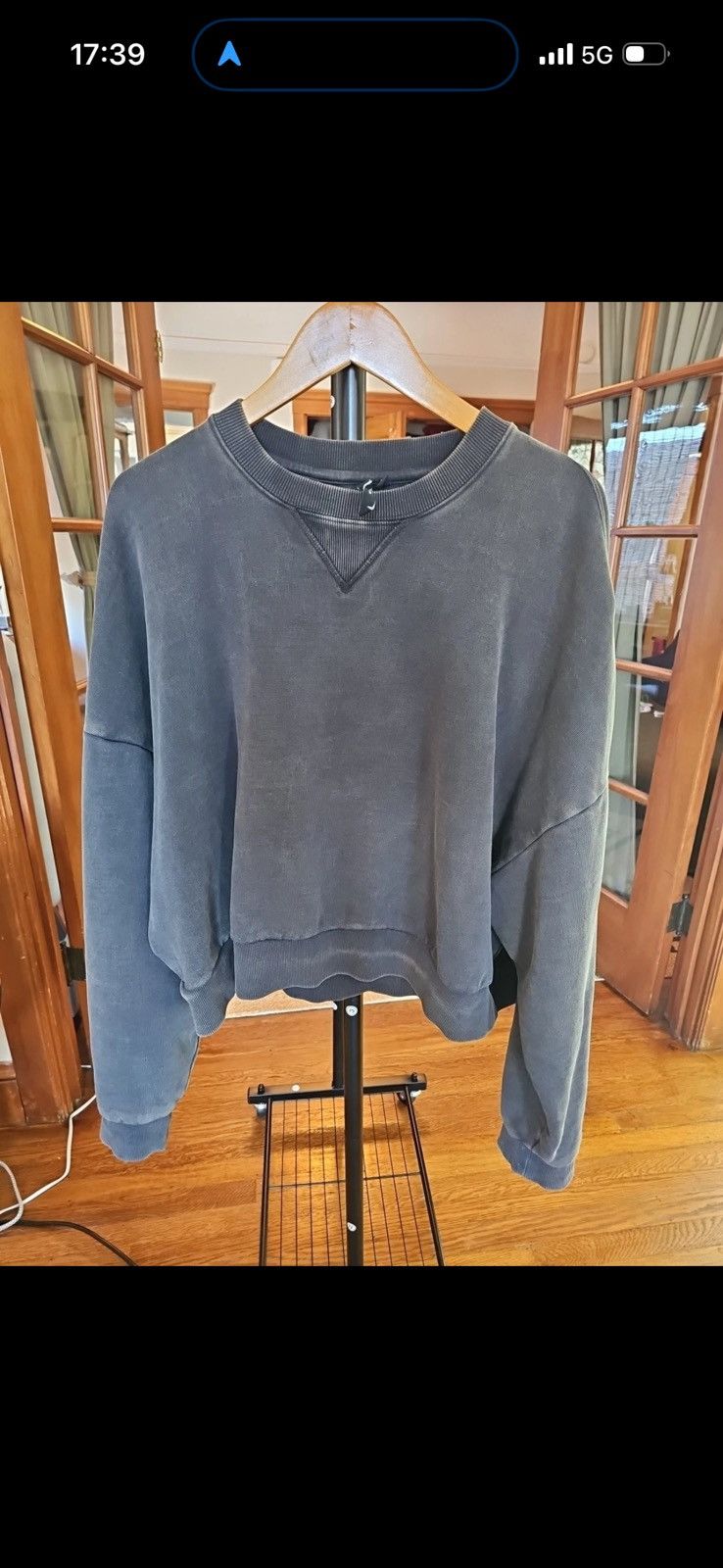 Entire Studios Entire Studios ☆ Sweatshirt, Washed Black / Gray Unisex Size US S / EU 44-46 / 1 - 2 Thumbnail