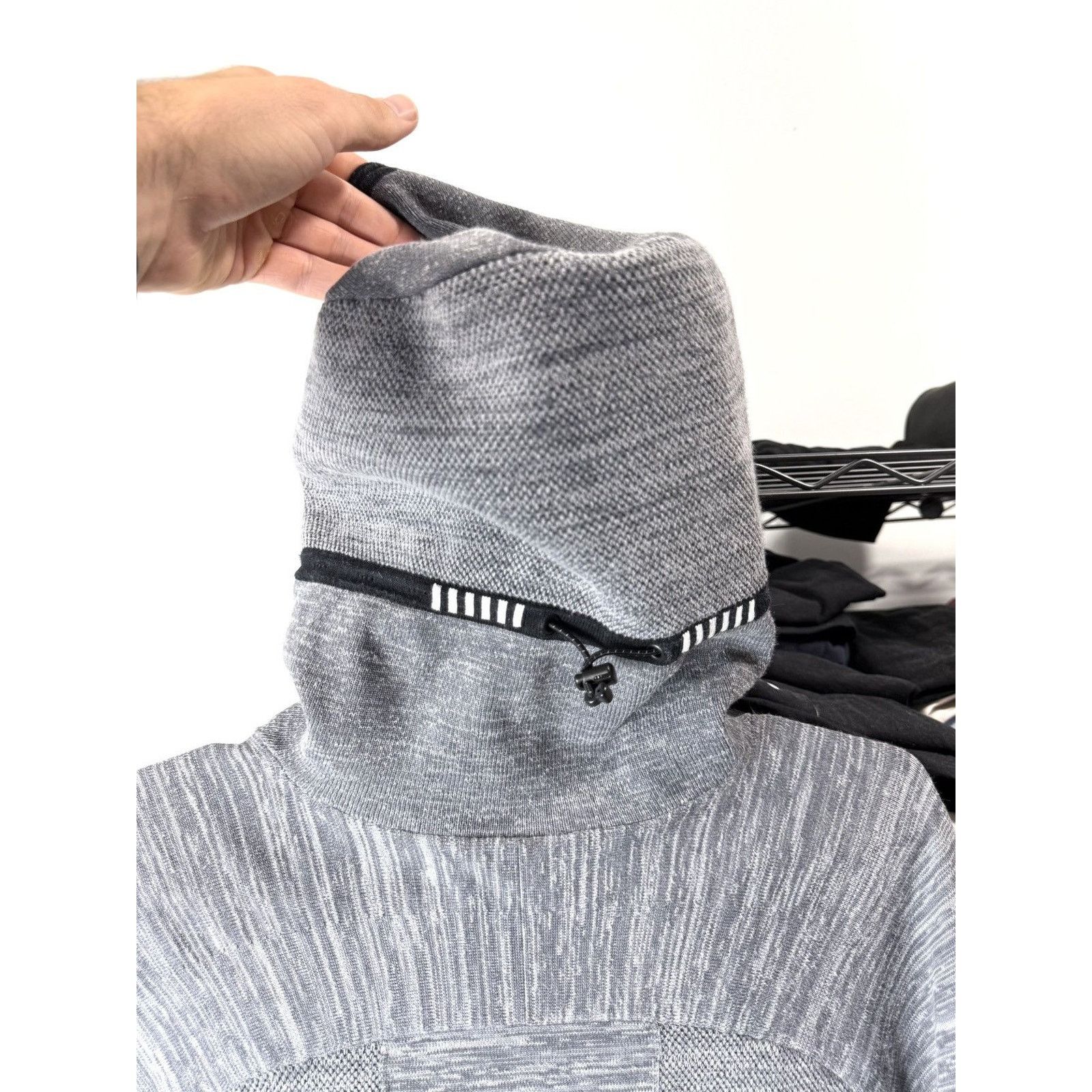 Nike Vintage Nike Tech Fleece Knitted Knit Hoodie Roger Federer Size US L / EU 52-54 / 3 - 10 Thumbnail