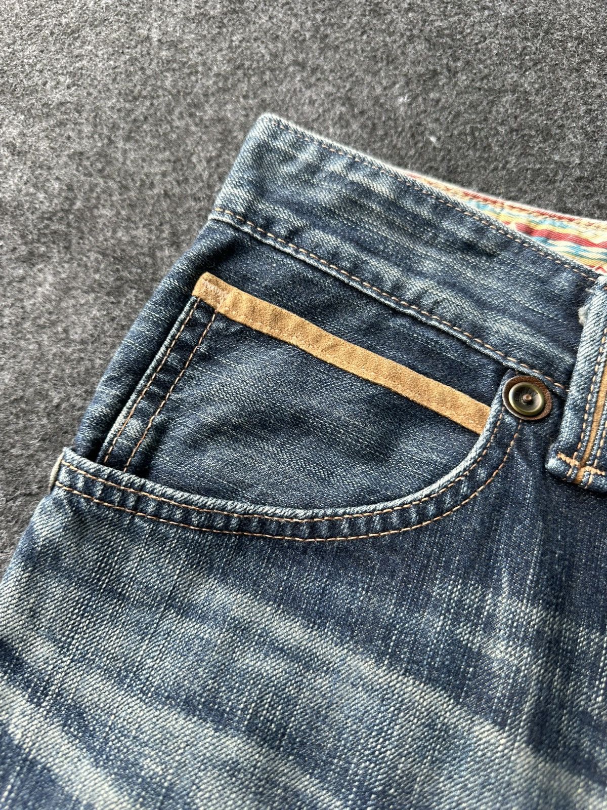 Edwin Vtg 90s Edwin Exclusive Distressed Denim 30x30 D222 Size US 30 / EU 46 - 12 Thumbnail