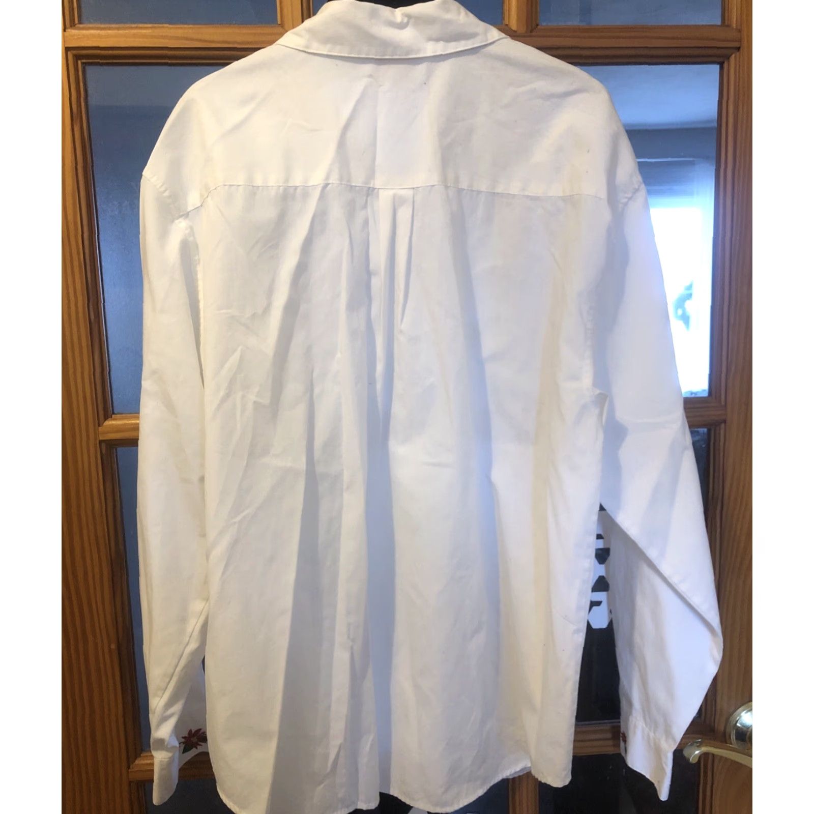 Vintage VINTAGE Nutcracker White Button-Up Shirt Christmas Holiday Holly Poinsettia Long Sleeve L Large Women’s Shirt Size L / US 10 / IT 46 - 3 Thumbnail
