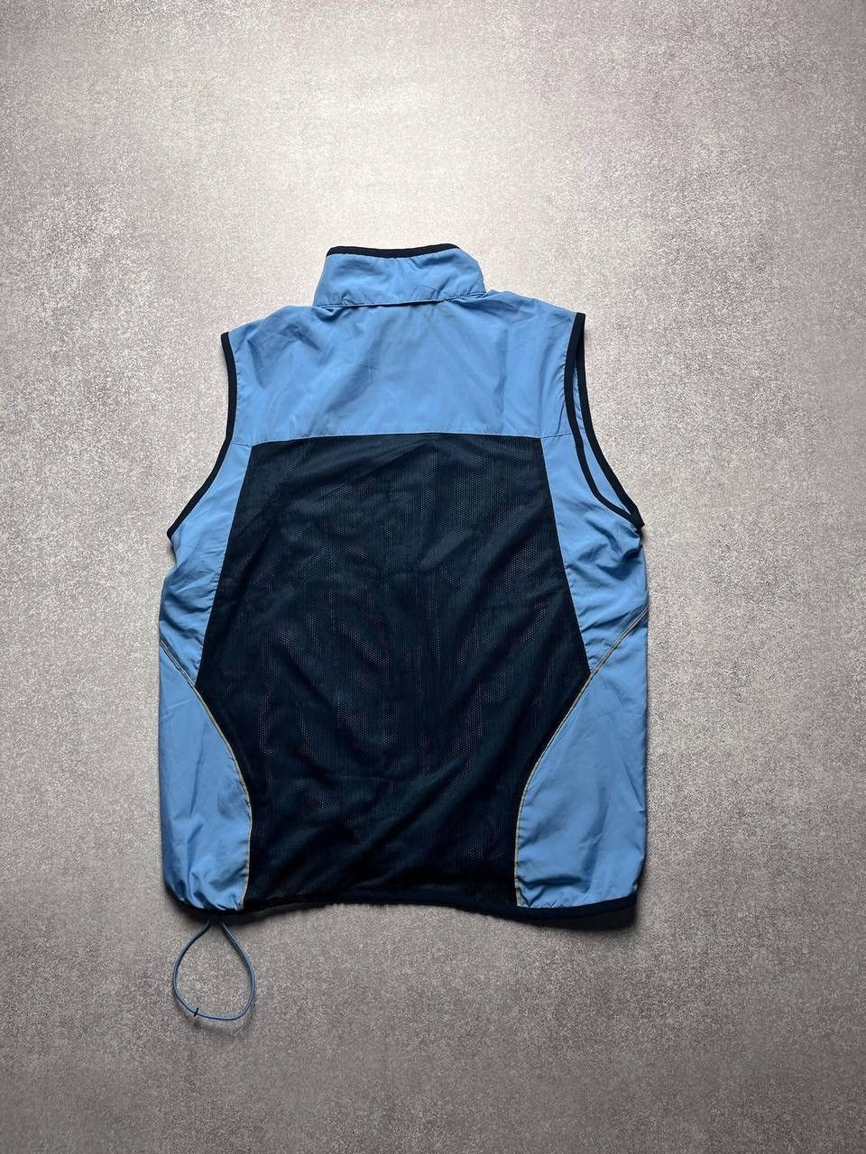 Nike × Vintage Vintage Nike Swoosh Baby Blue Nylon Vest L Size US L / EU 52-54 / 3 - 6 Thumbnail