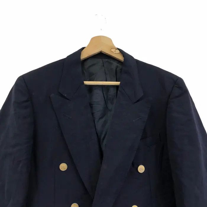 Burberry Vtg 90’ BURBERRY LONDON PRORSUM Blazer Double Breasted Coat Size 46R - 2 Thumbnail