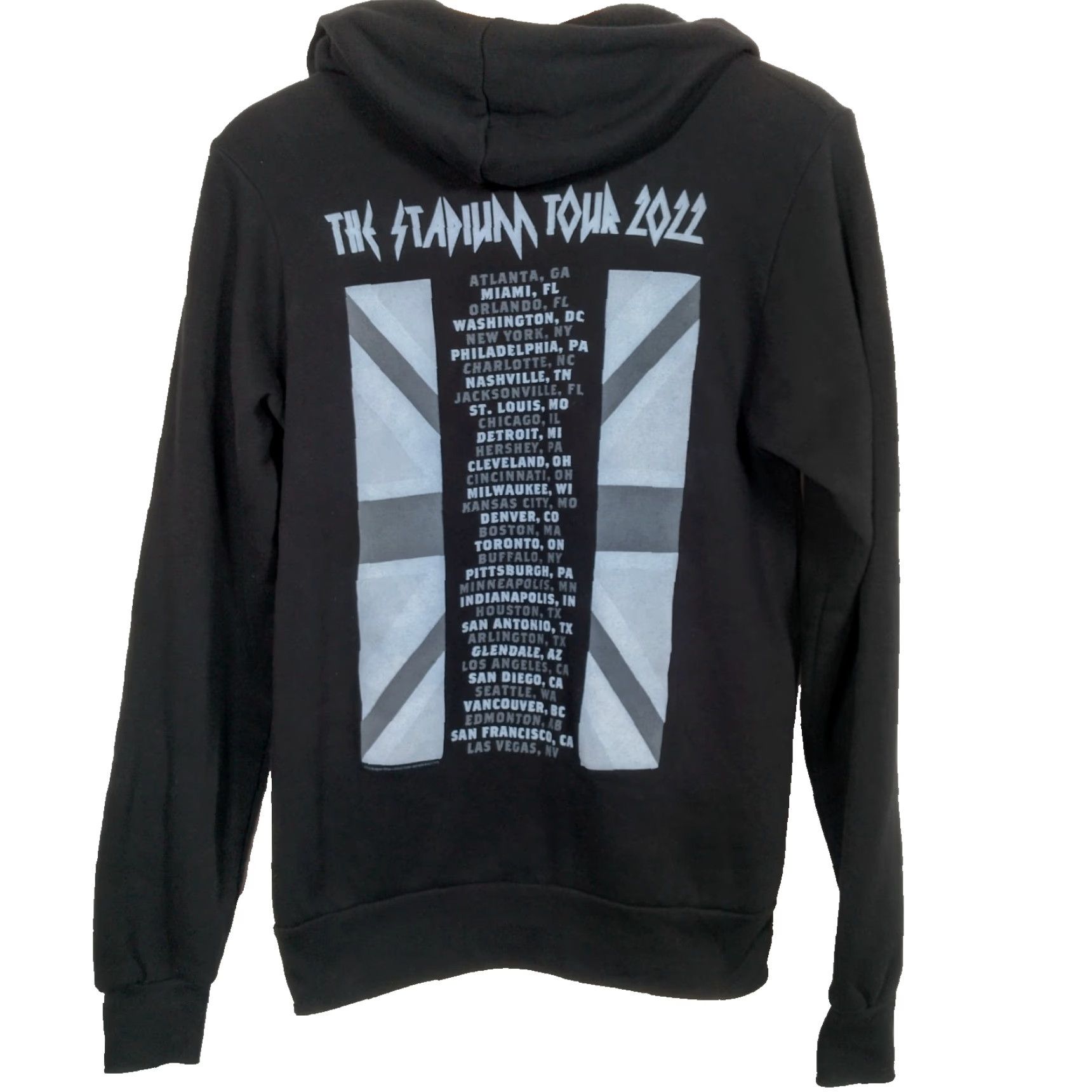 Vintage VINTAGE Def Leppard Hoodie Men Small Zip Up Rock Brigade Stadium Tour 2022 Black Cotton Blend Size US S / EU 44-46 / 1 - 3 Thumbnail
