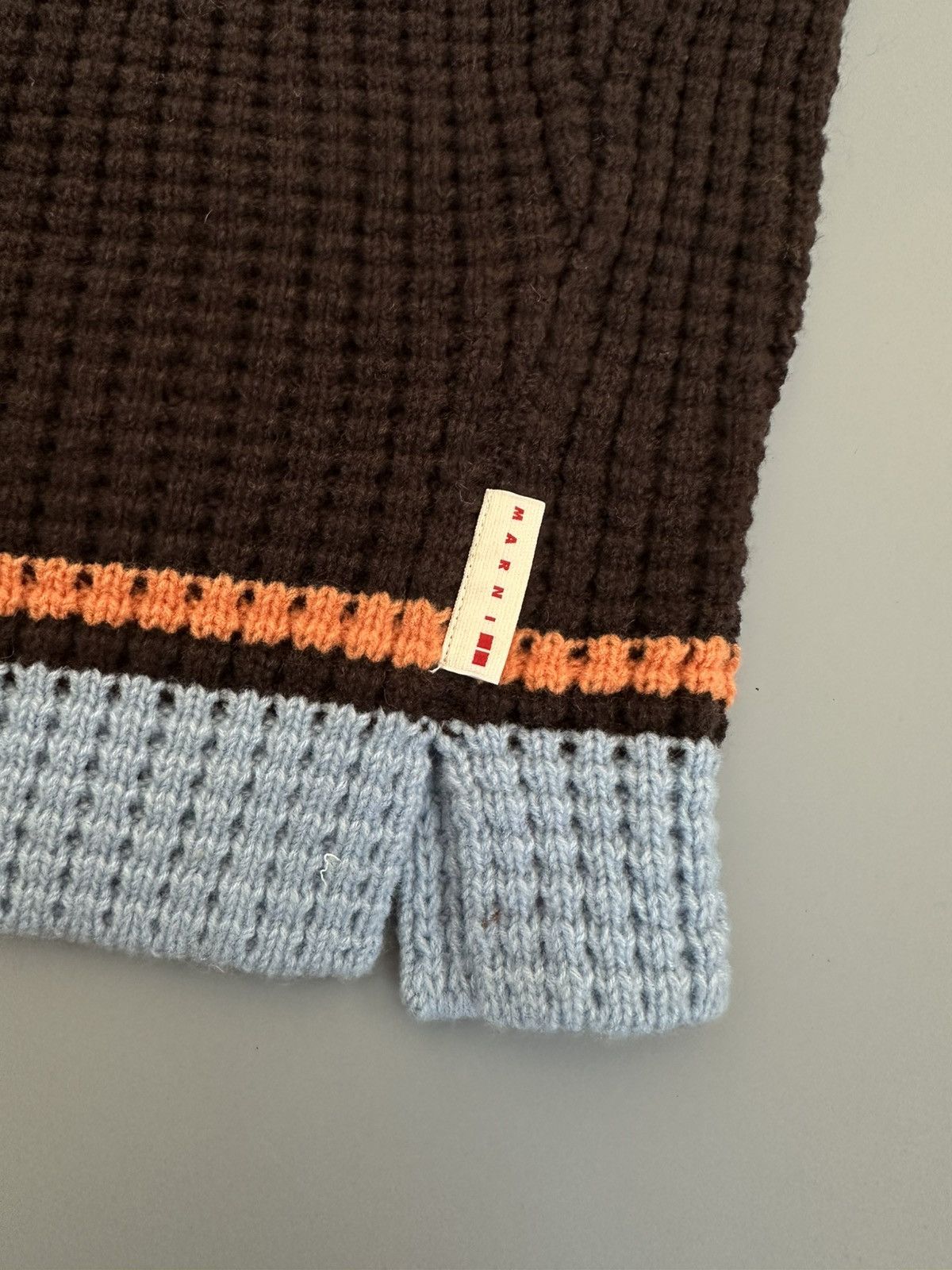 Marni × Uniqlo Marni Popcorn Knitted Balaclava Neck Warmer Size ONE SIZE - 5 Thumbnail