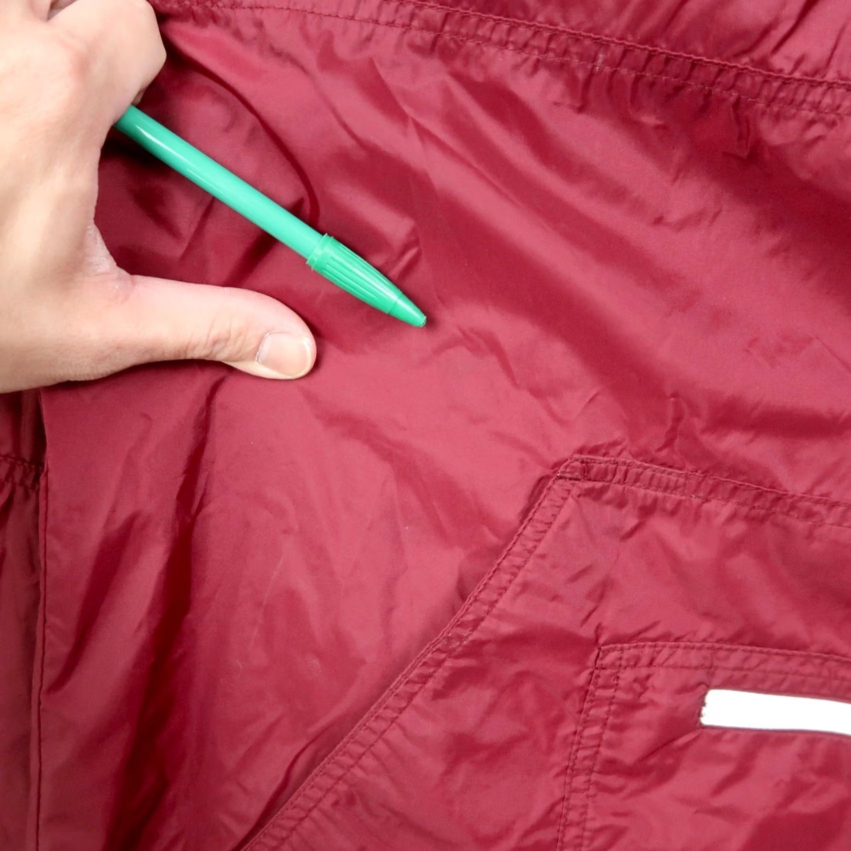 Nike VINTAGE Nike Jacket Mens L Burgundy 90s Windbreaker Swoosh 1/2 Zip Casual Activewear Shirt Jacket Size US L / EU 52-54 / 3 - 5 Thumbnail