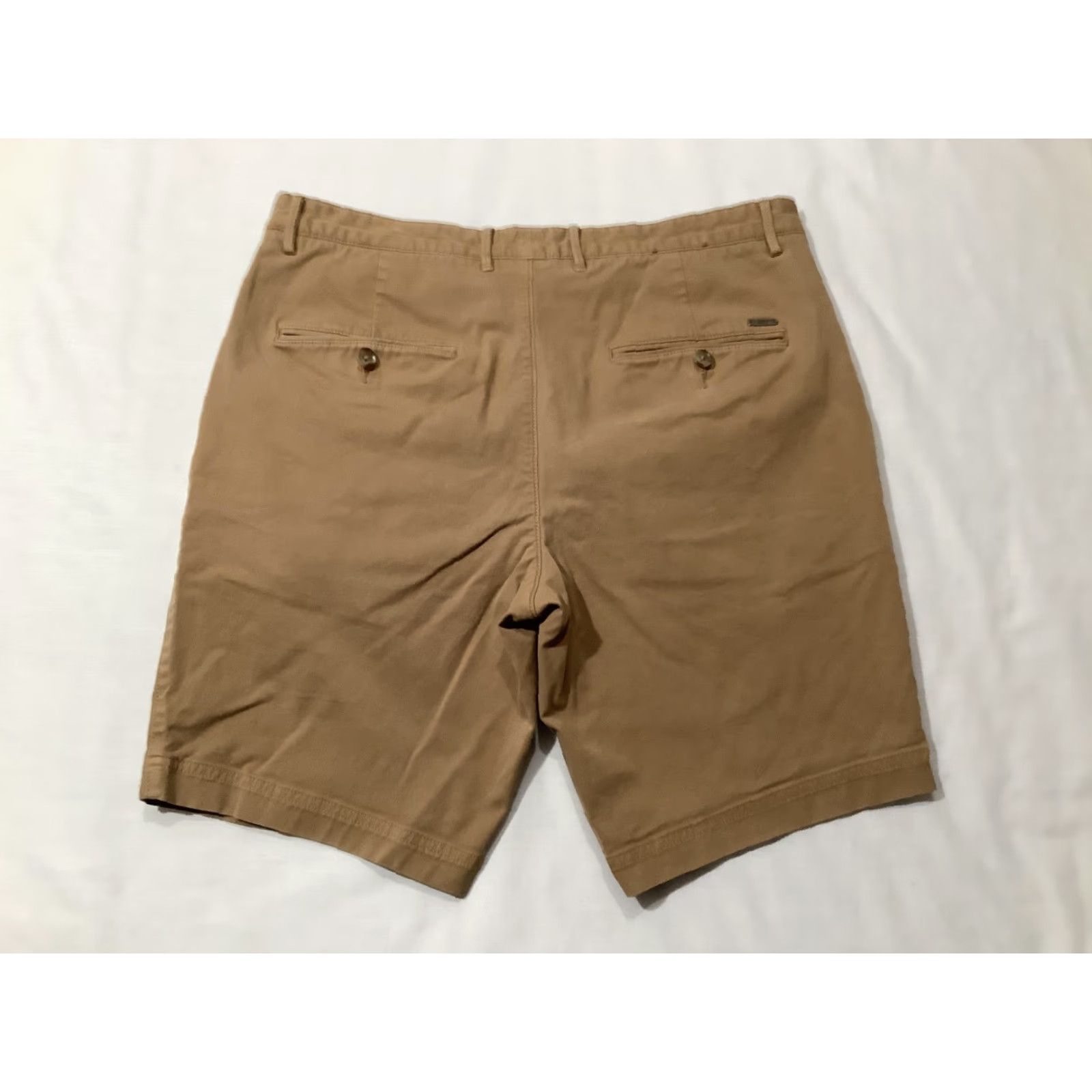 Hugo Boss BOSS Hugo Boss Shorts Mens 32 Beige Chino Stretch Flat Front Cotton Casual Size US 32 / EU 48 - 6 Thumbnail