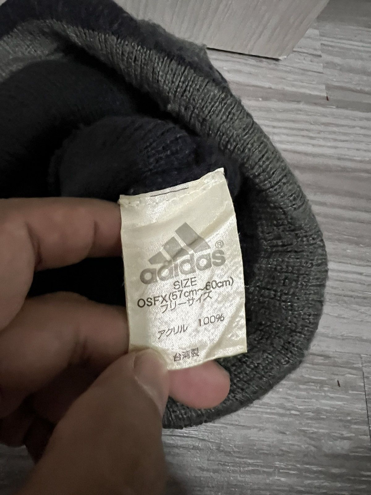 Adidas Adidas Big Logo Beanie Hat Size ONE SIZE - 6 Thumbnail