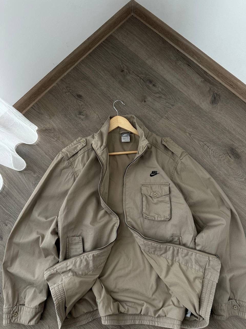 Nike × Nike ACG × Vintage Vintage Nike Beige Pocket Jacket Size US L / EU 52-54 / 3 - 12 Thumbnail
