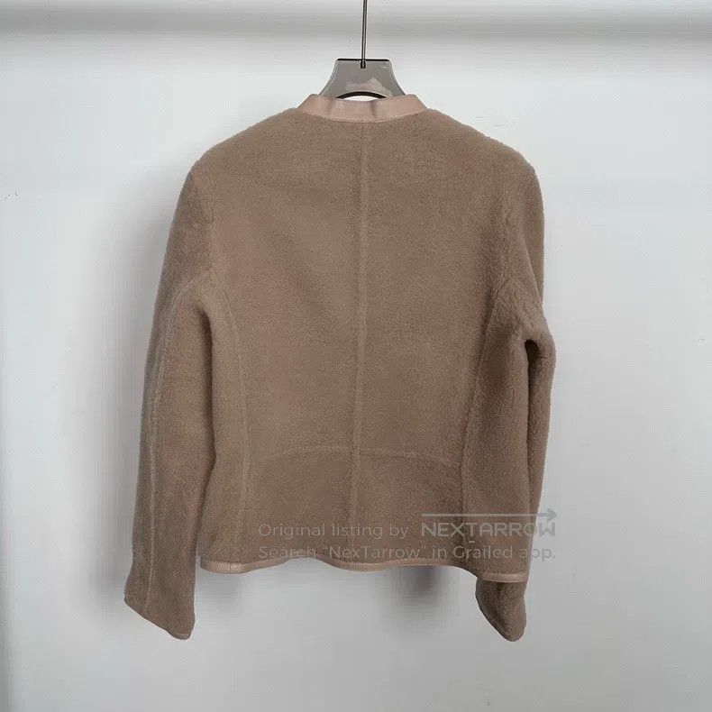 Hermes Hermes pinkish brown lambskin slim fit coat Size XS / US 0-2 / IT 36-38 - 2 Thumbnail