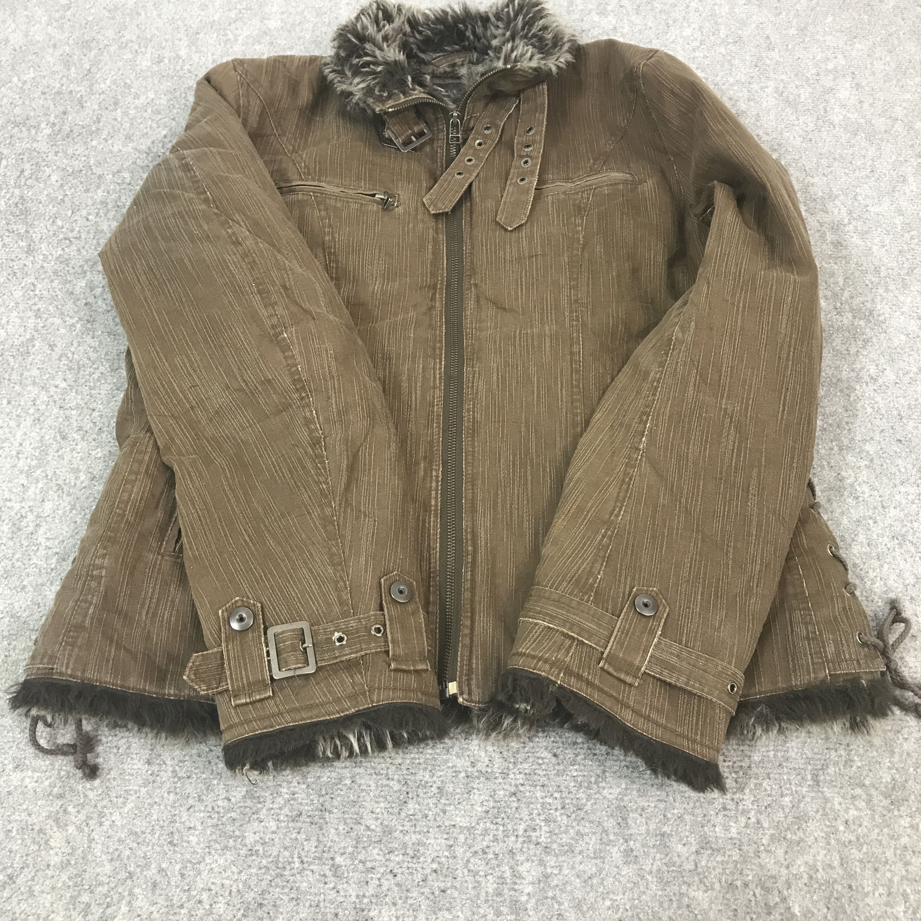 Mossimo MOSSIMO JAPANESE BRAND STYLE FUR JACKET Size US L / EU 52-54 / 3 - 8 Thumbnail
