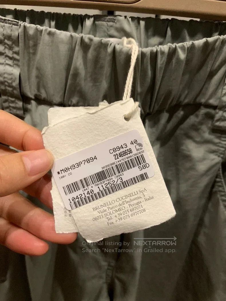 Brunello Cucinelli Brunello Cucinelli Gray Casual Pants. Size US 40 / EU 56 - 3 Thumbnail