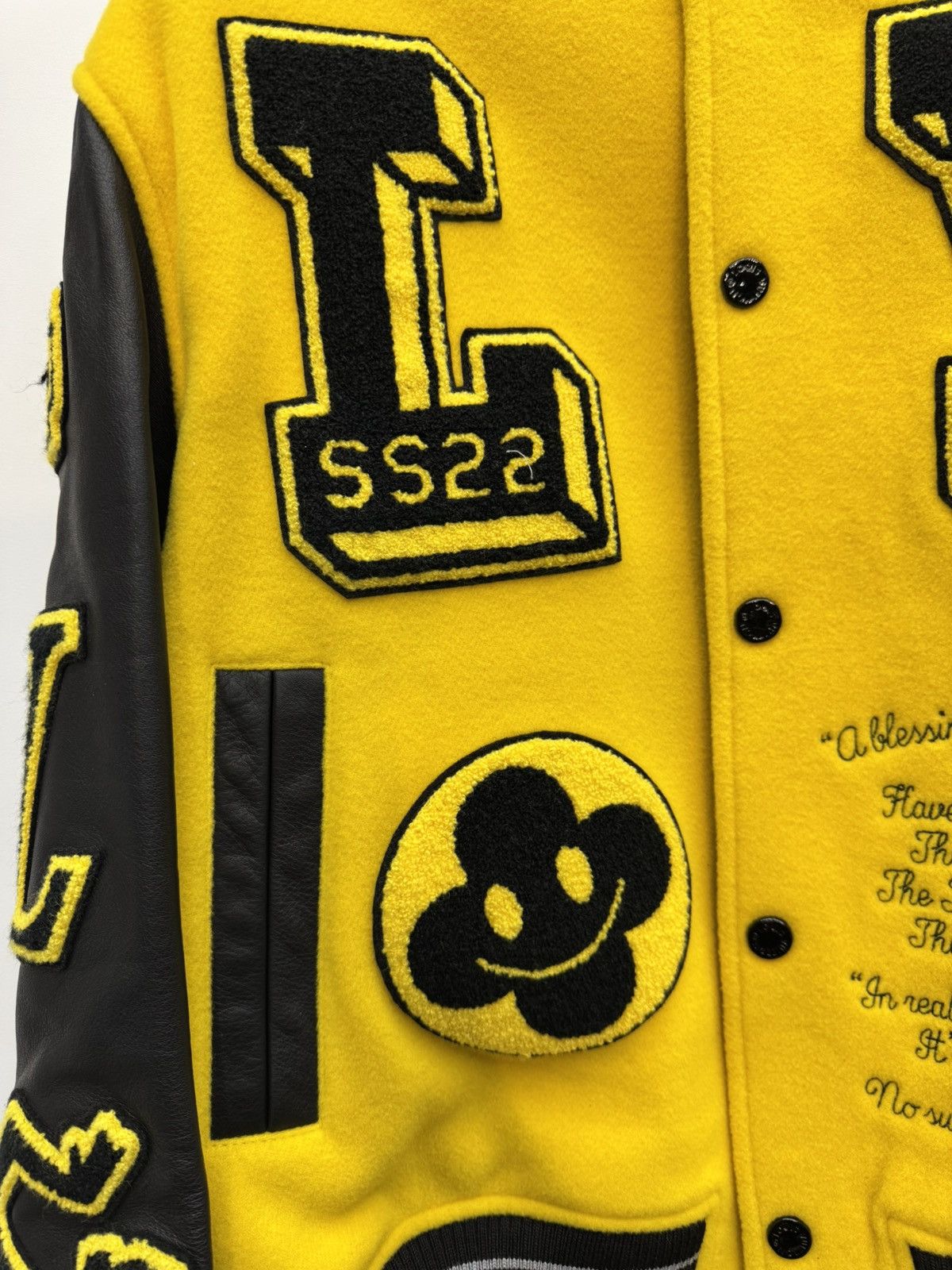 Louis Vuitton Louis Vuitton Varsity Jacket Yellow Size US M / EU 48-50 / 2 - 4 Thumbnail