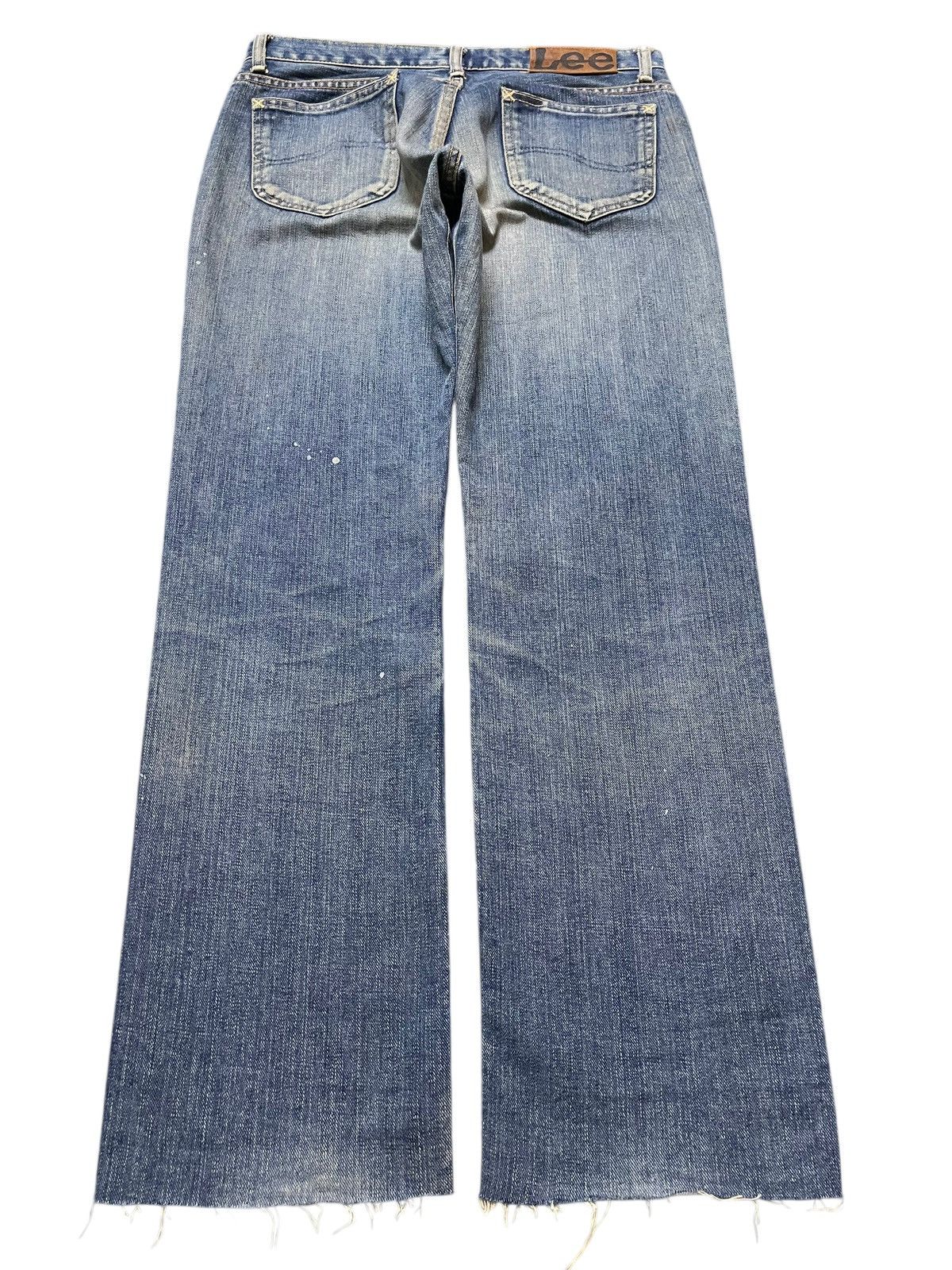 Lee Vintage Lee Mud Faded Wash Distress Style Jeans Size US 30 / EU 46 - 2 Thumbnail