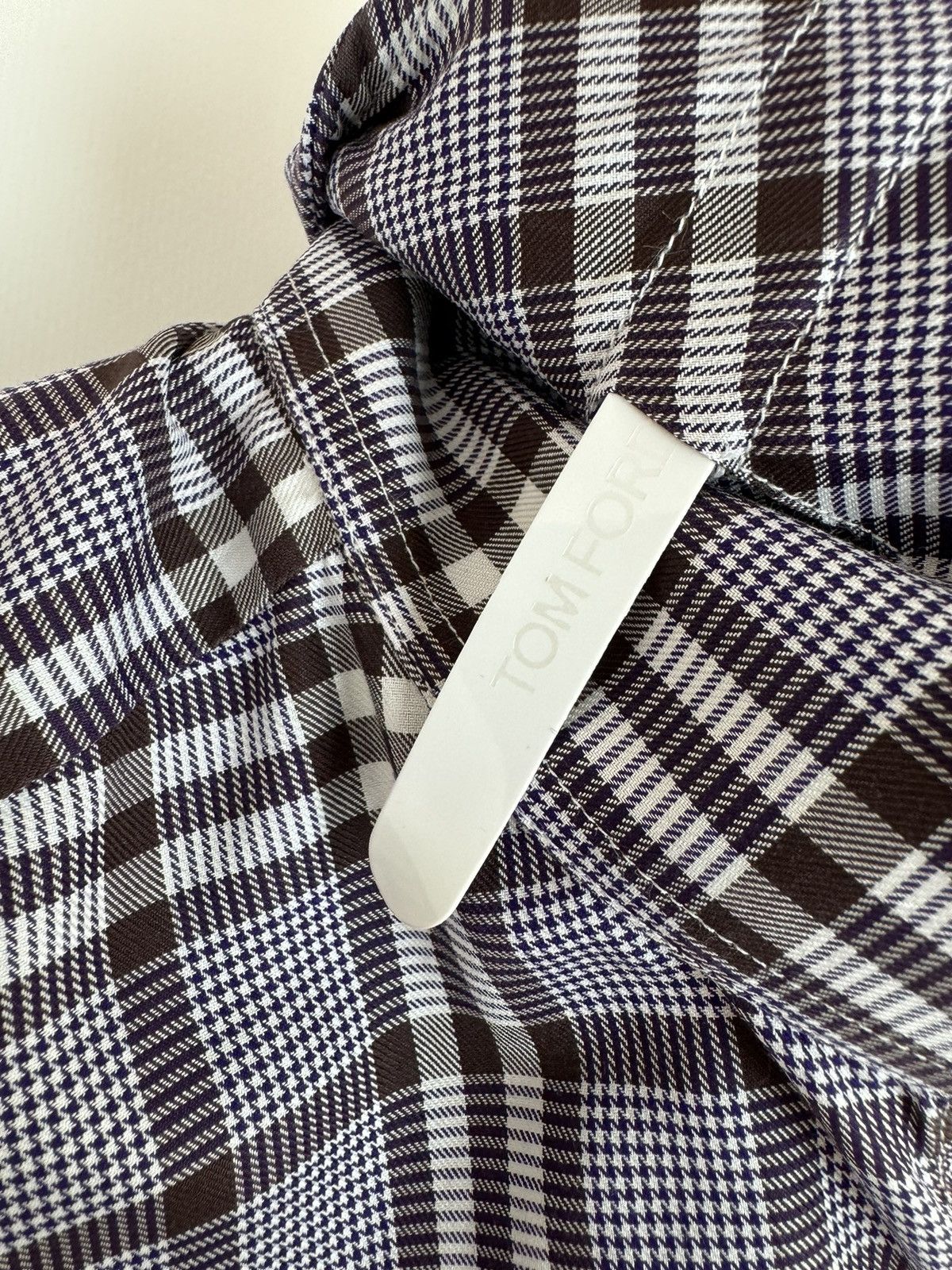 Tom Ford Tom Ford Check L/S Shirt Size US M / EU 48-50 / 2 - 5 Thumbnail