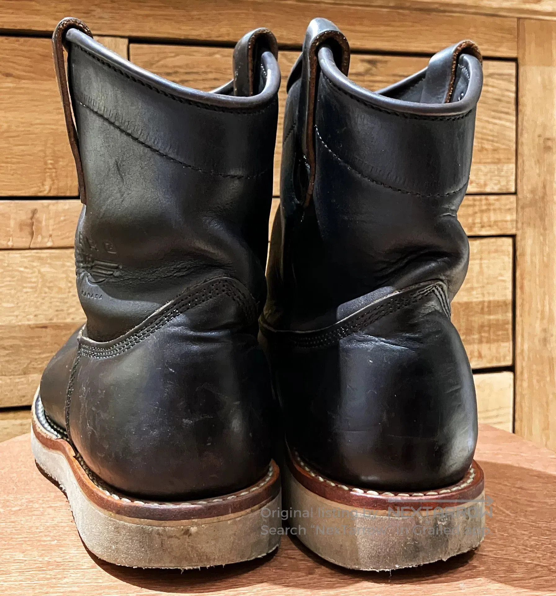 Viberg VIBERG Engineer Boots in Classic Black Leather. Size US 8.5 / EU 41-42 - 6 Thumbnail