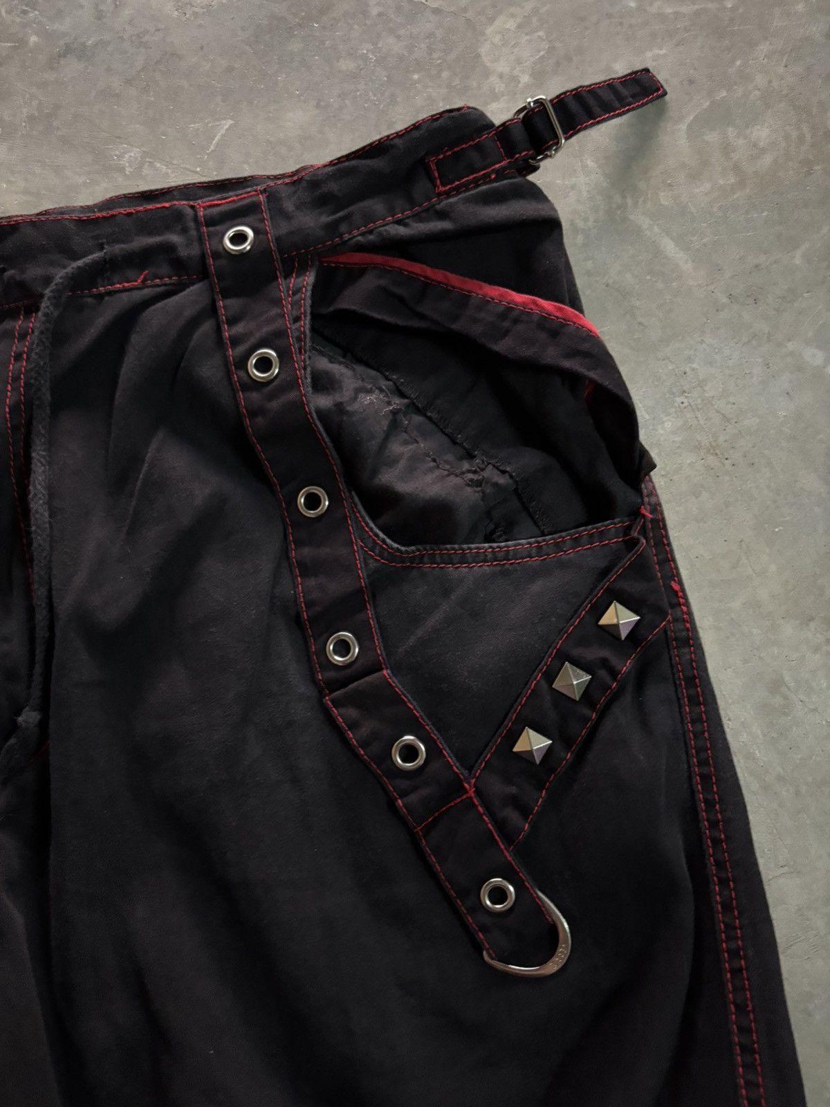 Tripp NYC 🔥🤡SUPER RARE BAGGY TRIPP NYC ICP VERSION RAVER GOTHIC PANT🤡🔥 Size US 42 / EU 58 - 9 Thumbnail