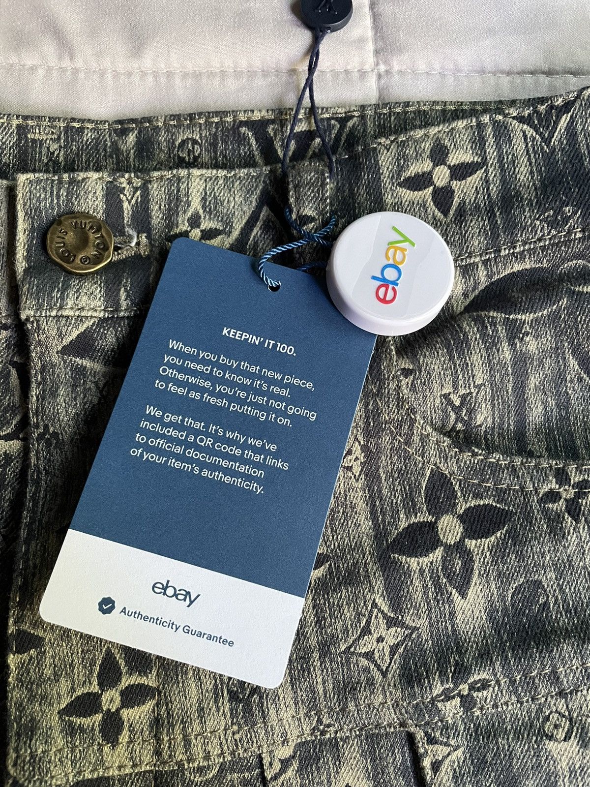 Louis Vuitton Louis Vuitton Monogram Denim Tailored Pants Size US 30 / EU 46 - 20 Thumbnail