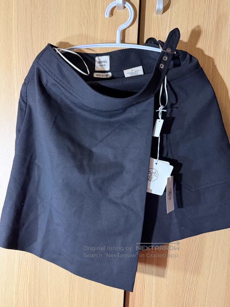 Hermes Hermes French-style heavy-duty mulberry silk dress with lo Size 42" / US 20 - 1 Thumbnail