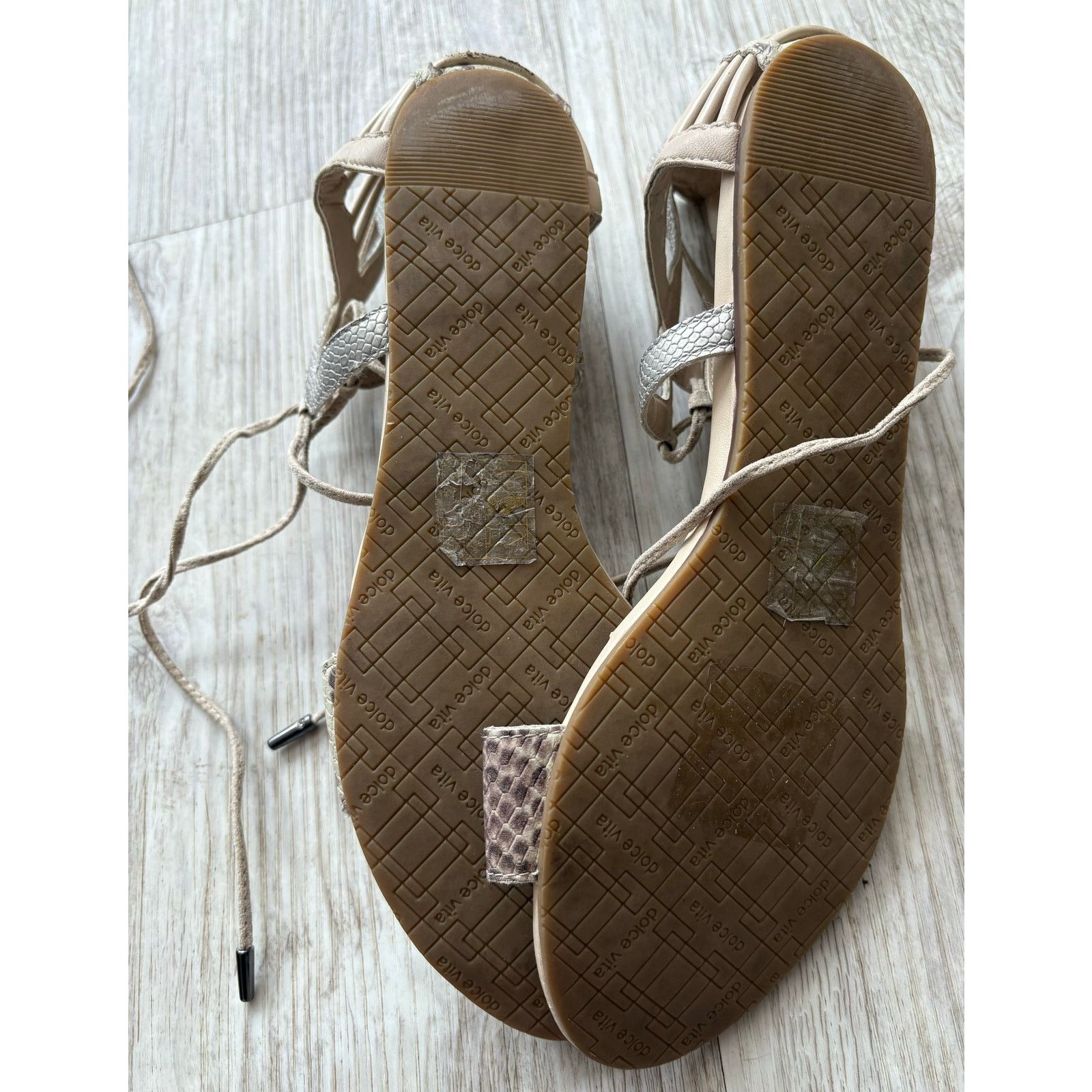 Dolce Vita Dolce Vita | Women’s Faux Snakeskin Gladiator Sandals | 8.5 Size US 8.5 / IT 38.5 - 3 Thumbnail