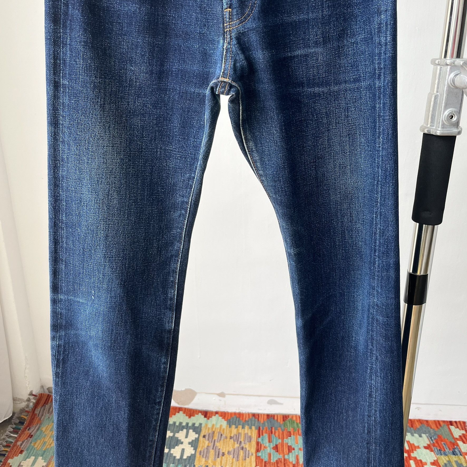 Denime Size 30x33.5 Vintage 80s Denime Big E Japan Denim S1515 Size US 30 / EU 46 - 3 Thumbnail