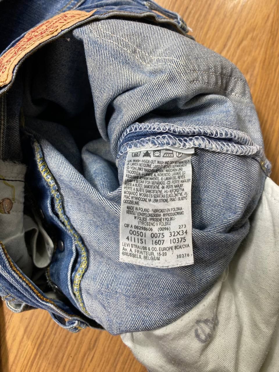 Levi's × Vintage Vintage 90s Levi’s 501 Boot Cut Made in USA Size US 32 / EU 48 - 4 Thumbnail