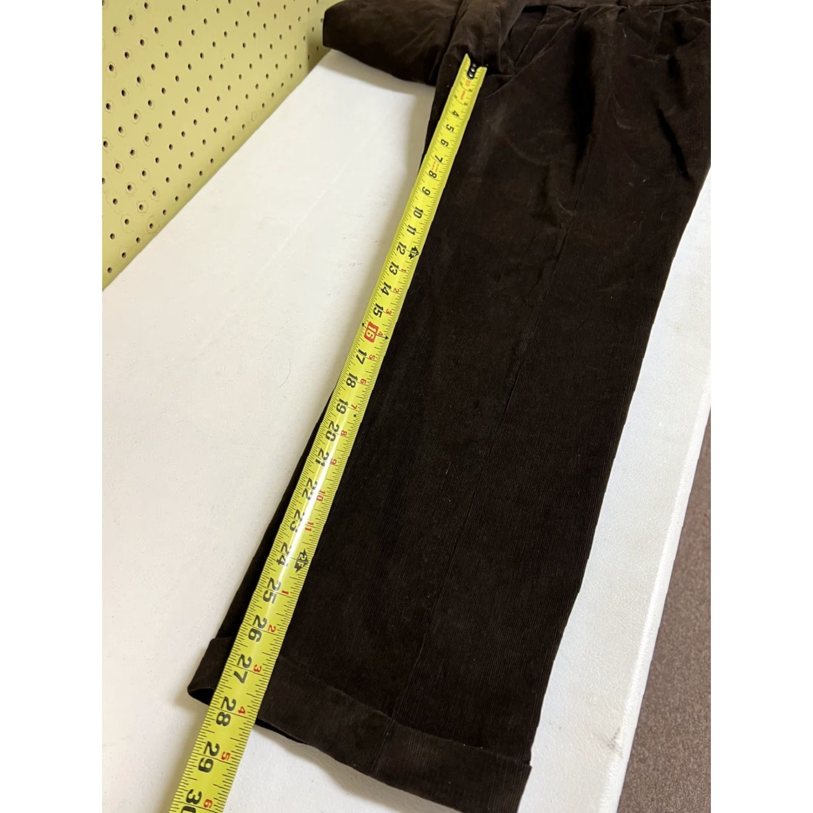 Polo Ralph Lauren Polo Ralph Lauren Corduroy Chino Pants Brown Pleated Cuffed Men's 38x29 Regular Straight Inseam 29 in Size US M / EU 48-50 / 2 - 5 Thumbnail