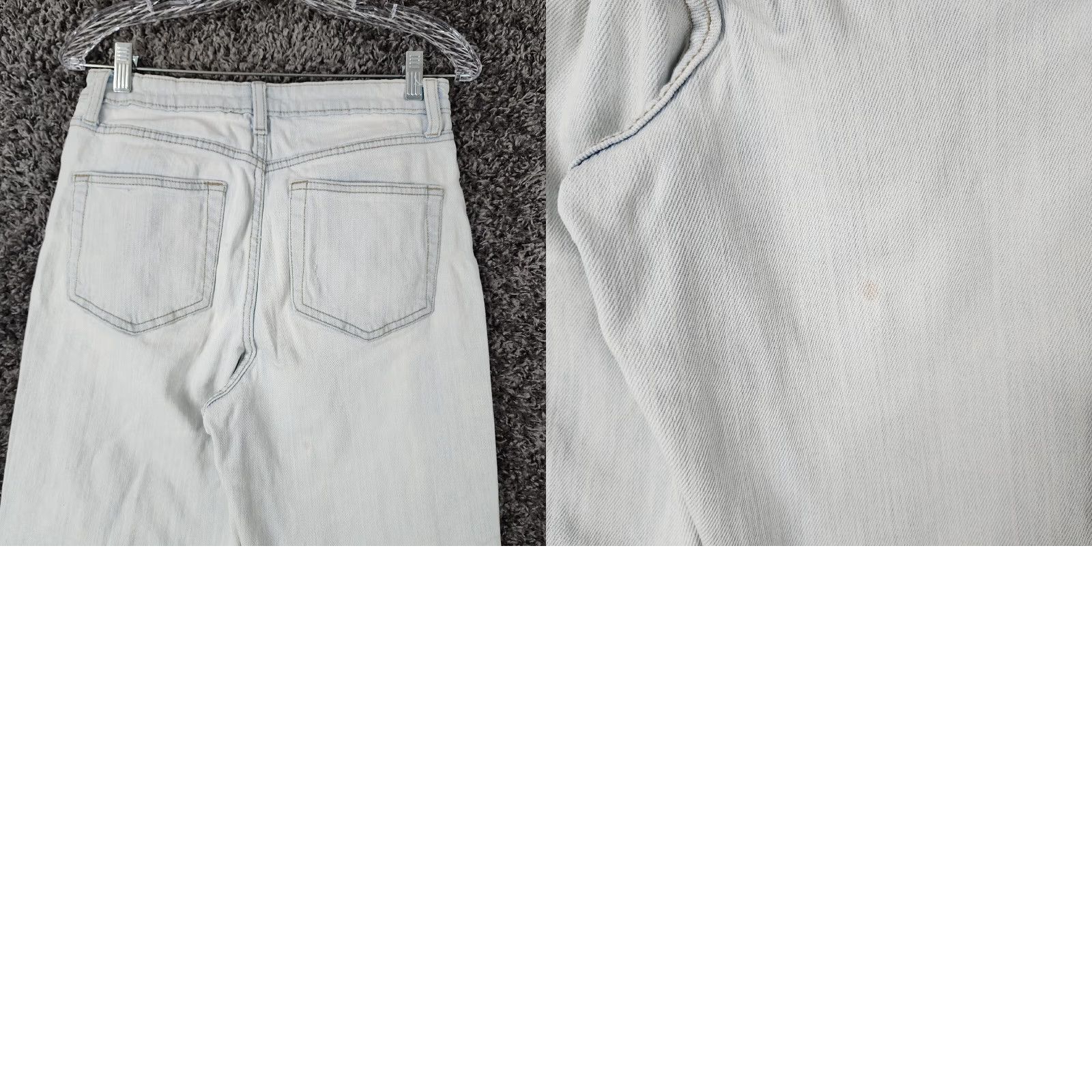 Vintage Wild Fable Jeans Light Wash Distressed High Rise Mom Size 6 Blue Womens Size 28" / US 6 / IT 42 - 8 Thumbnail