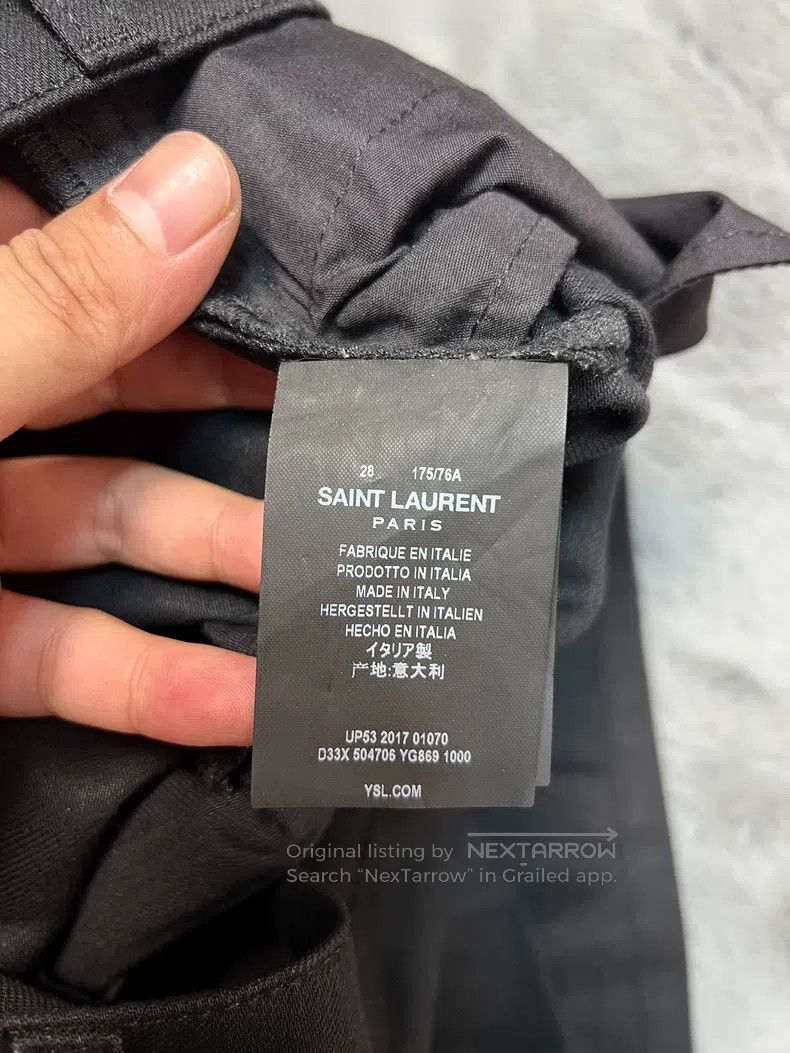 Saint Laurent Paris Saint Laurent Paris Black Basic Denim Jeans Size US 28 / EU 44 - 4 Thumbnail