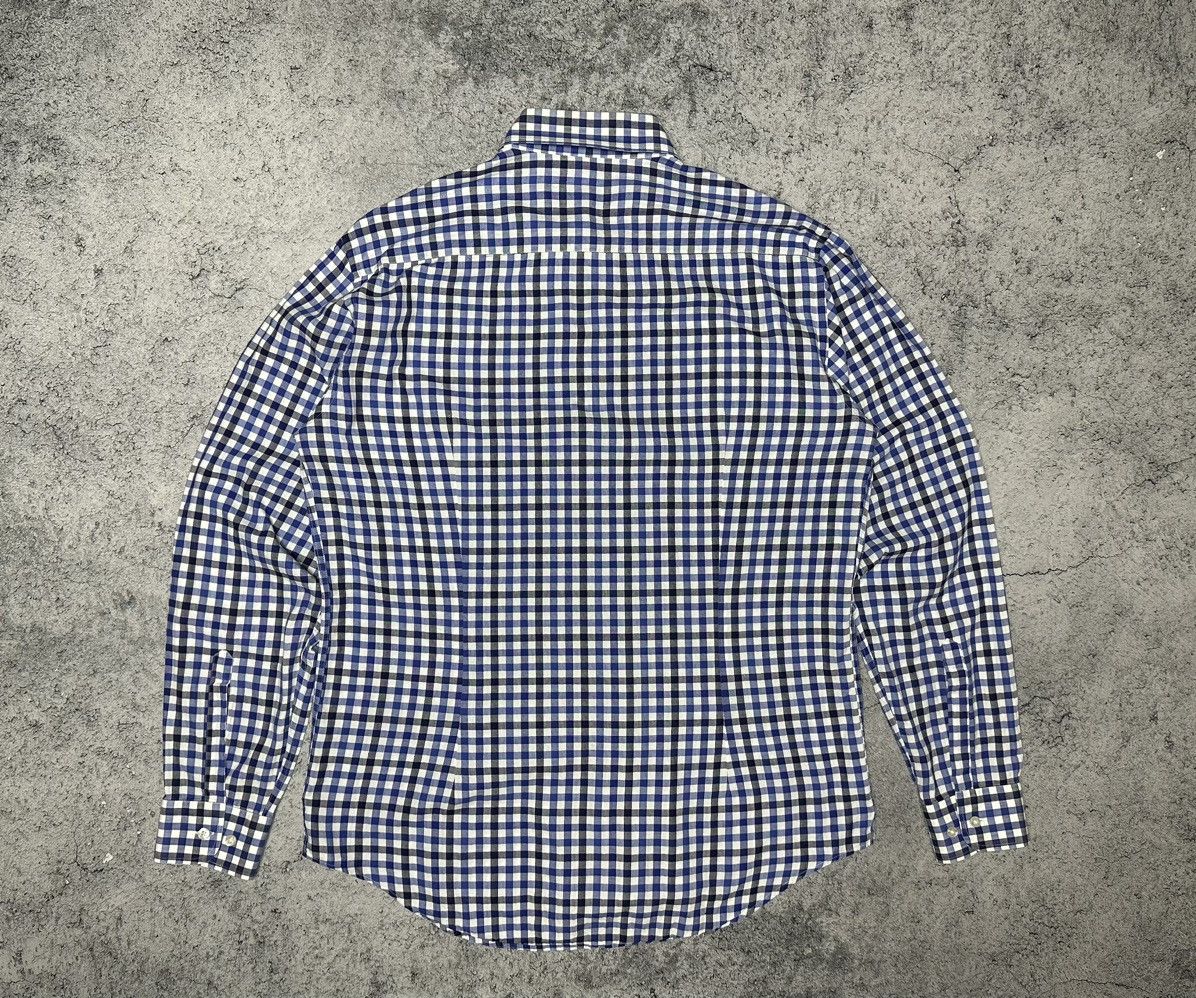 Etro Etro Checkered Blue & White Long Sleeve Shirt Size US L / EU 52-54 / 3 - 10 Thumbnail