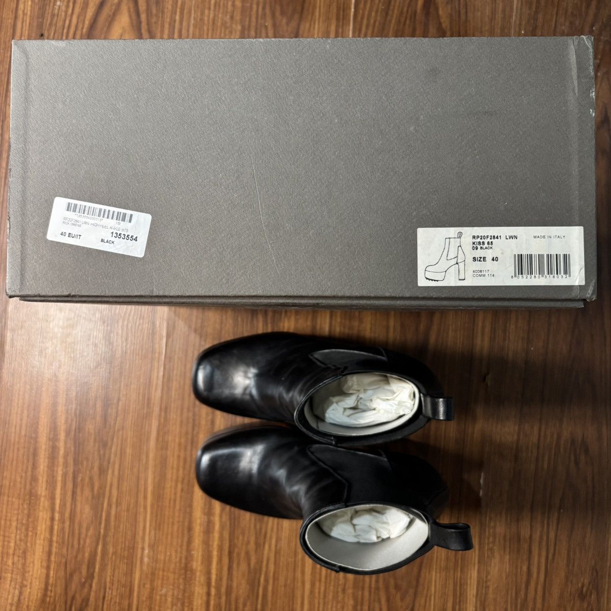 Rick Owens Rick Owens "FW19 Larry" Kiss Boots Size US 10 / IT 40 - 9 Thumbnail