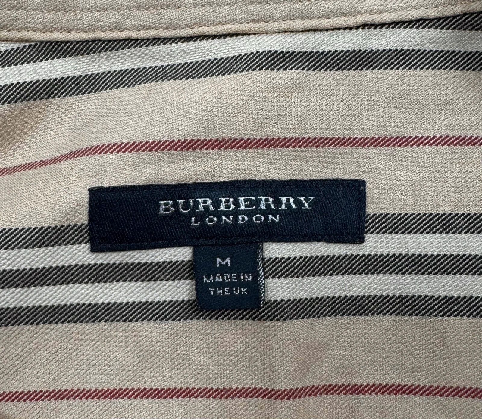 Burberry Burberry London Striped Shirt 3/4 Sleeve Vintage size M Size M / US 6-8 / IT 42-44 - 12 Thumbnail