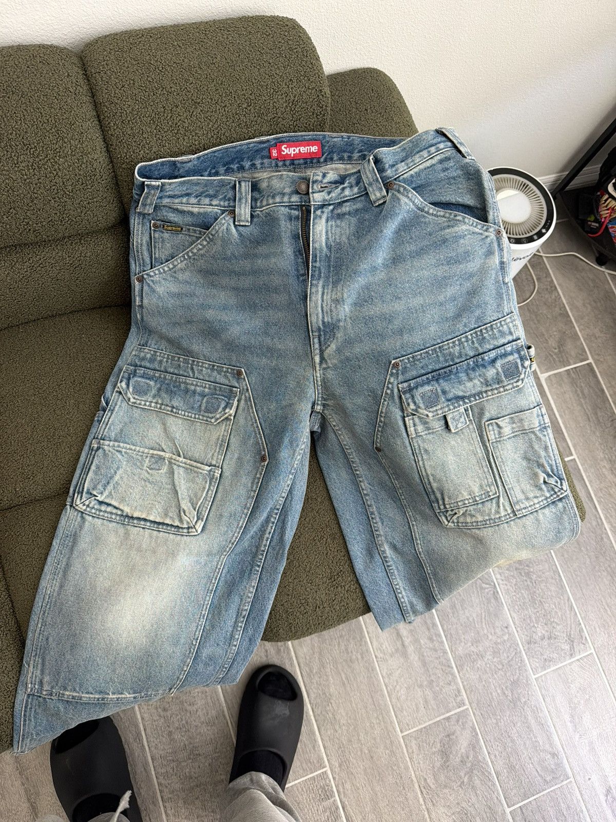 Coogi × Supreme Supreme x Coogi Baggy Jeans Blue SS23 Size 32 US