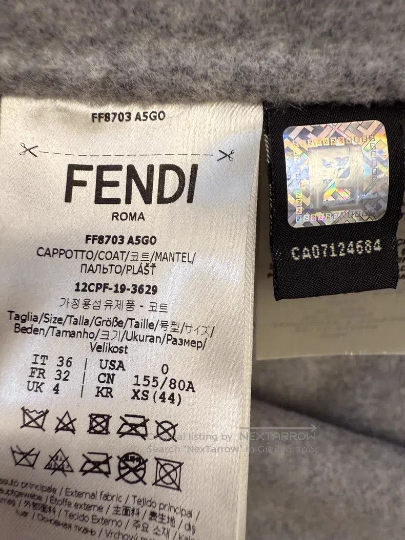 Fendi Fendi Coat Size XXS / US 00 / IT 34 - 7 Thumbnail
