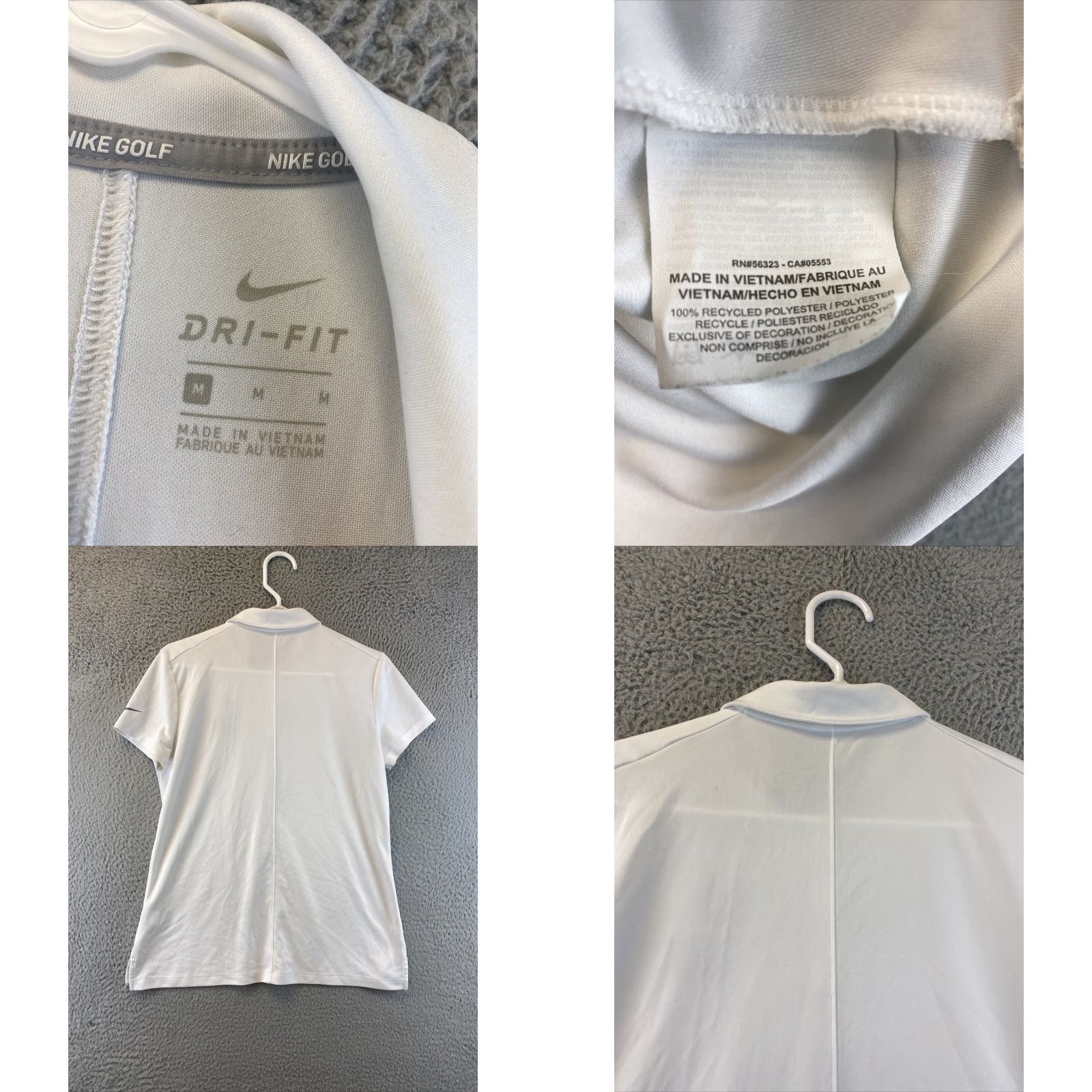 Nike VINTAGE Nike Golf Polo Shirt Men M White Olympic Paralympic Dri-Fit Tour 90s Patriotic Shoes? Size US M / EU 48-50 / 2 - 8 Thumbnail