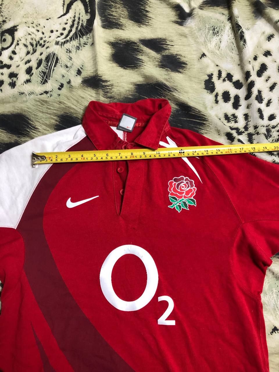 Nike Vintage T-Shirt red Polo Size M logo O2 Nike Y2K Jerseys Size US M / EU 48-50 / 2 - 11 Thumbnail