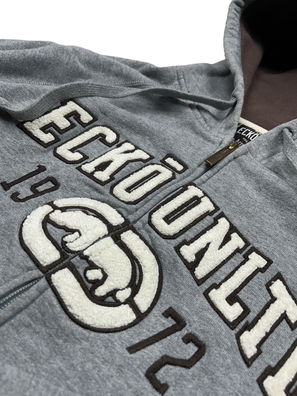 Ecko Unltd. Vintage Ecko Unltd. Puffed Logo Rhino Zip Hoodie Size US M / EU 48-50 / 2 - 3 Thumbnail