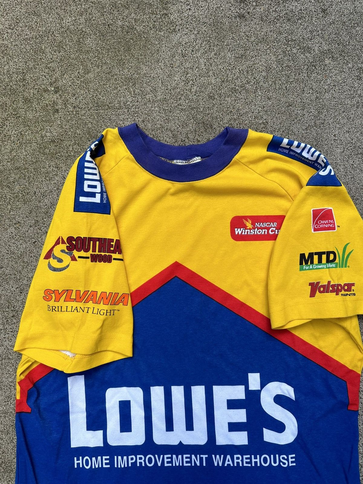 NASCAR Vintage Lowes Nascar Shirt Size US L / EU 52-54 / 3 - 4 Thumbnail