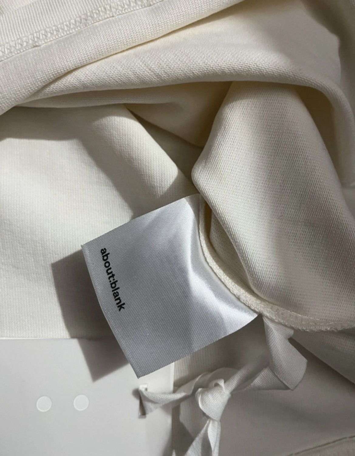 About:Blank about:blank mock neck box t-shirt - ecru (S) Size US S / EU 44-46 / 1 - 3 Thumbnail