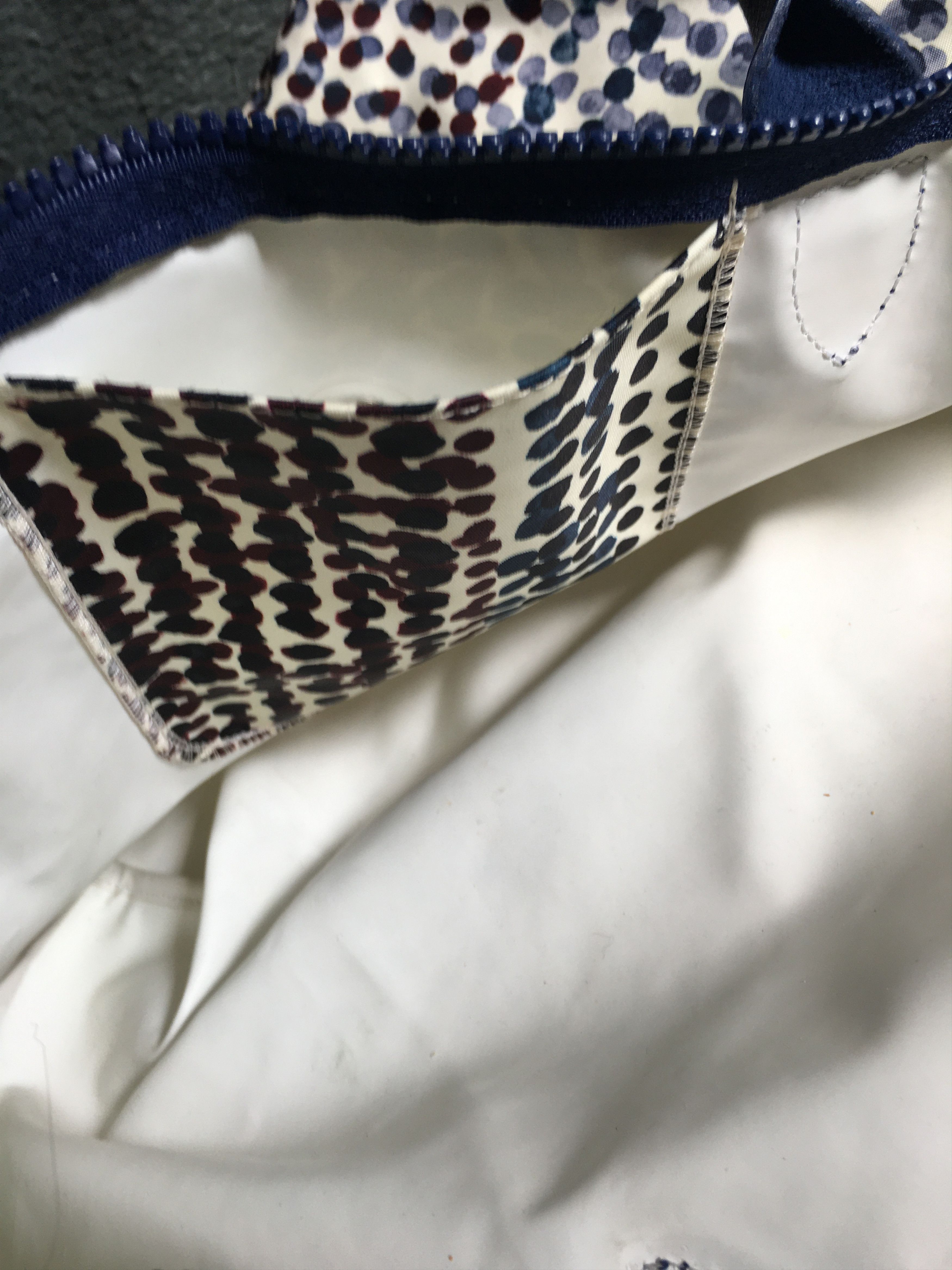Longchamp LONGCHAMP Le Pliage Neo Blue Polka Dot Limited Edition Size ONE SIZE - 13 Thumbnail