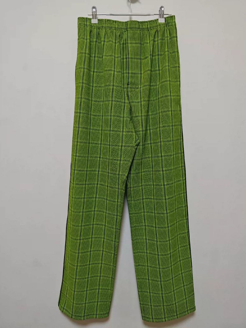 Balenciaga Balenciaga Green Plaid LOGO pants loose casual pants Size US 28 / EU 44 - 1 Thumbnail