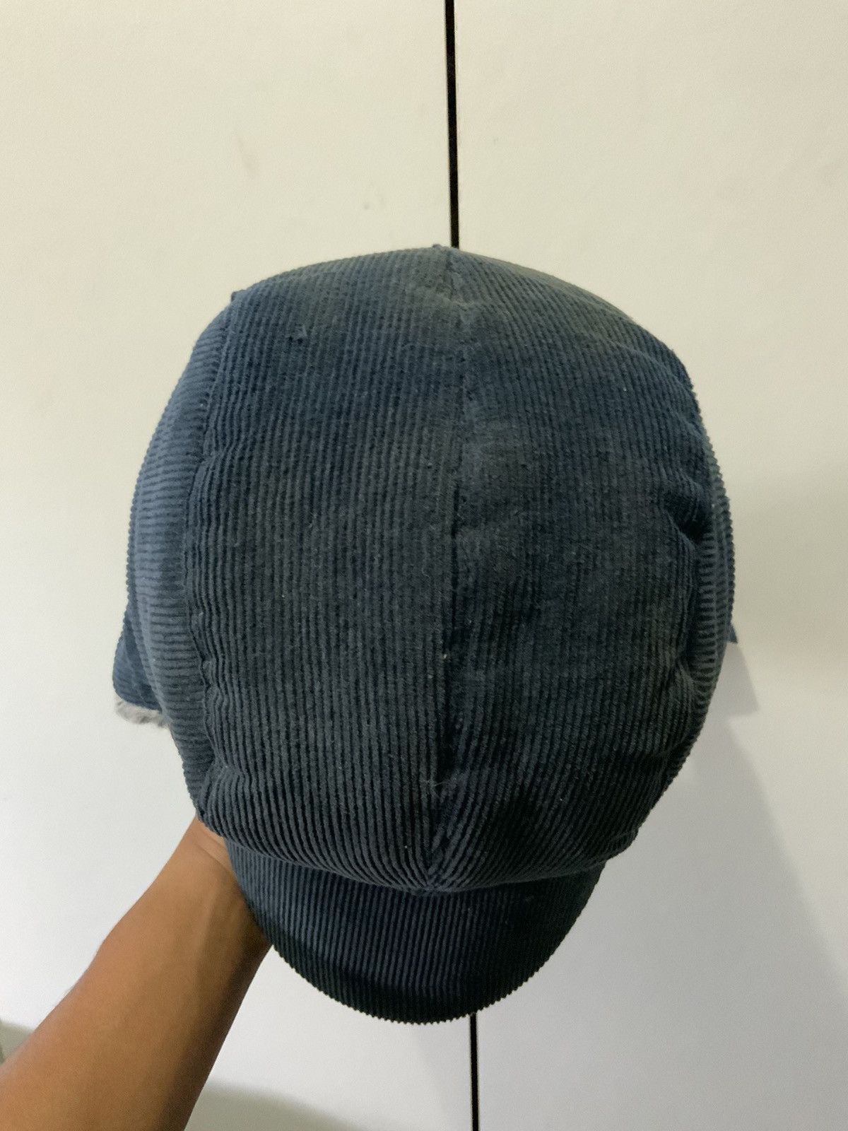 Japanese Brand Reliable Corduroi Fade Mohair Fur Ski Hat Cap Size ONE SIZE - 6 Thumbnail