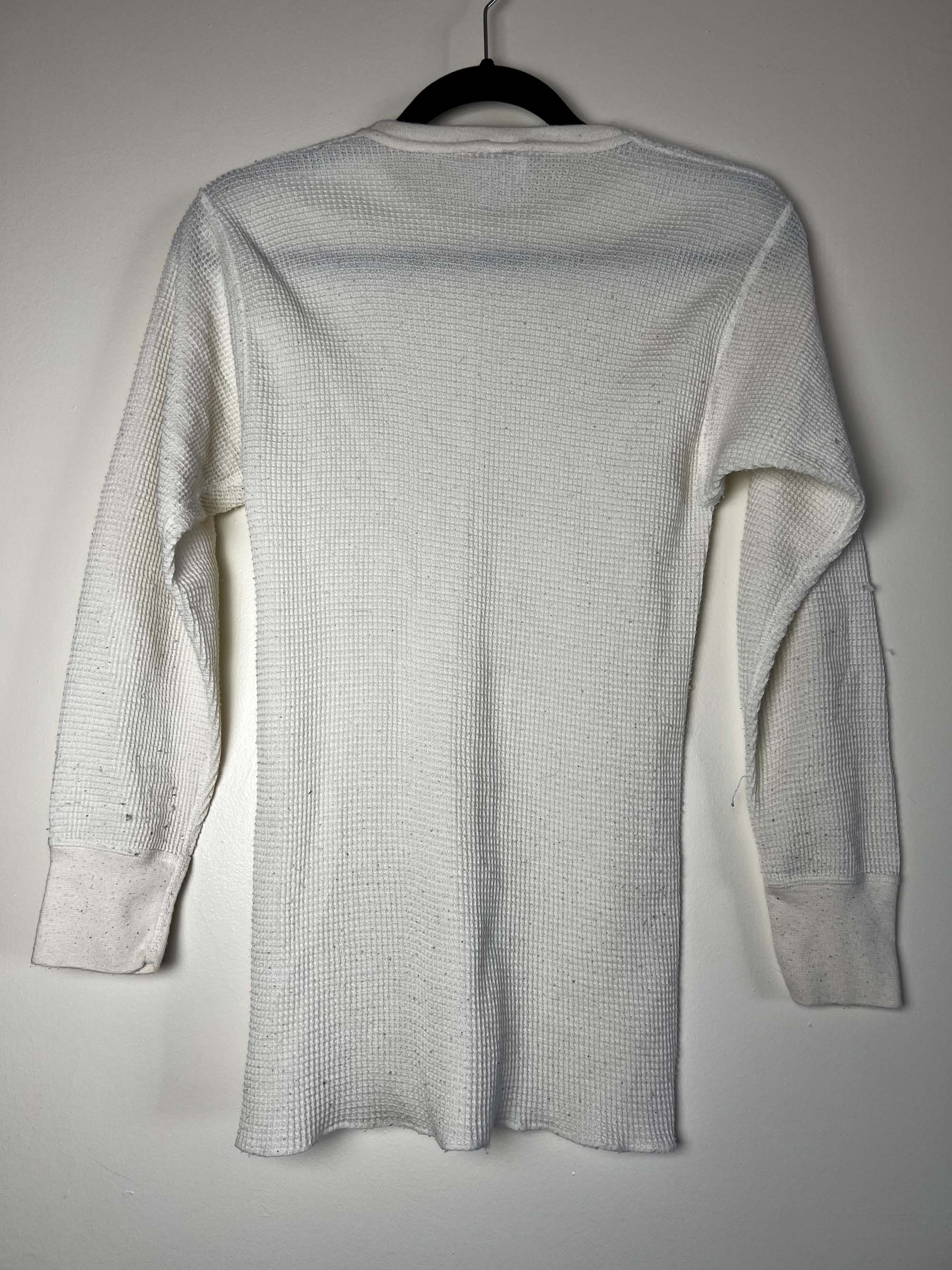 Vintage Vintage 1980's J.E. Morgan White Long Johns Thermal Shirt Size US L / EU 52-54 / 3 - 9 Thumbnail